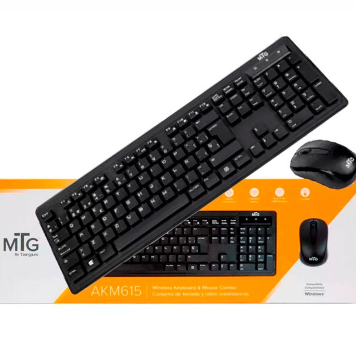 TARGUS - TECLADO Y MOUSE TARGUS AKM615 WIRELESS 24GHZ