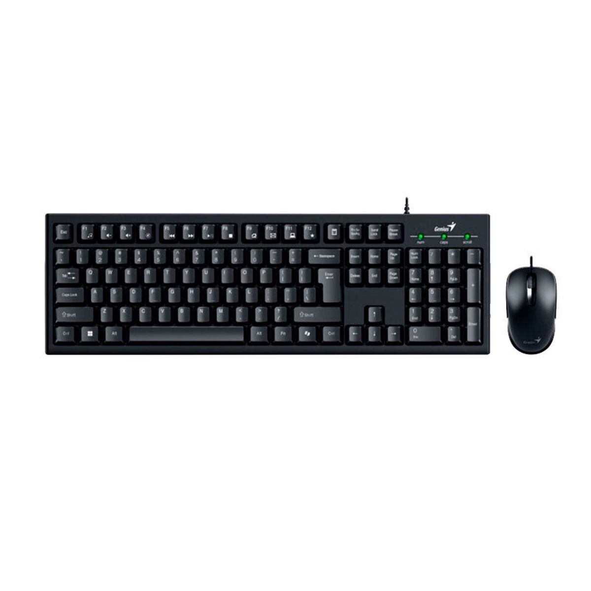 GENIUS - TECLADO Y MOUSE GENIUS KM-100SE AI COPILOT USB BLACK