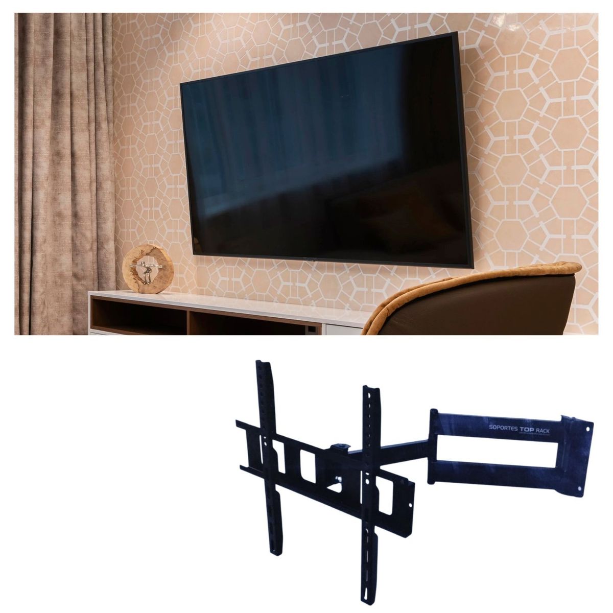 HYUNDAI - Televisor Hyundai 43 HYLED4329T LED Tizen OS Gris+ RACK DE 2 BRAZOS