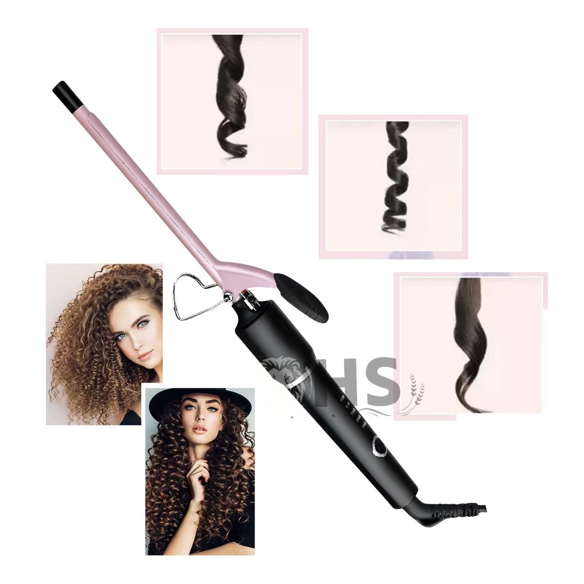 ROHS - Rizador de Pelo Para Rulos Ultra Defininos con pantalla LED