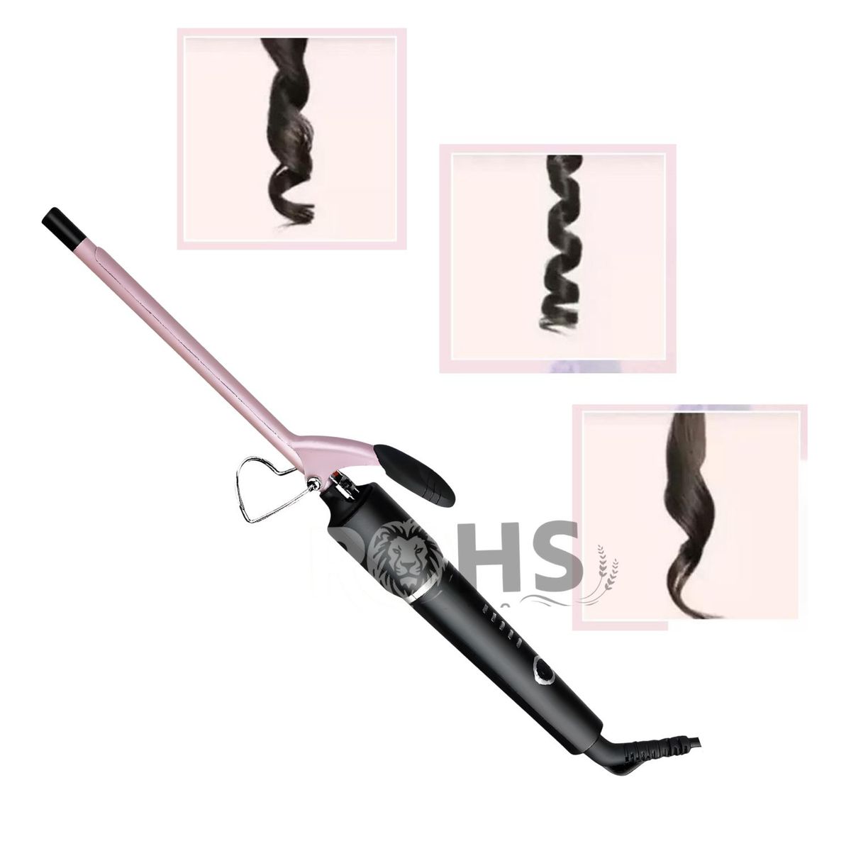 ROHS - Plancha Rizadora de Pelo Profesional Rulos Perfectos