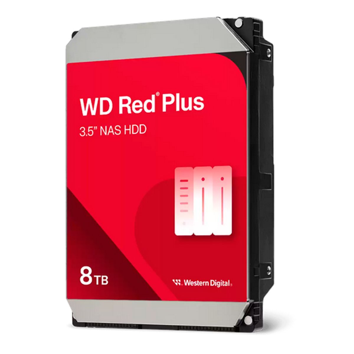 WESTERN DIGITAL - Disco Duro Western Digital Red Plus NAS WD80EFPX 8TB SATA 6Gbs 5640RPM 35 256MB Caché