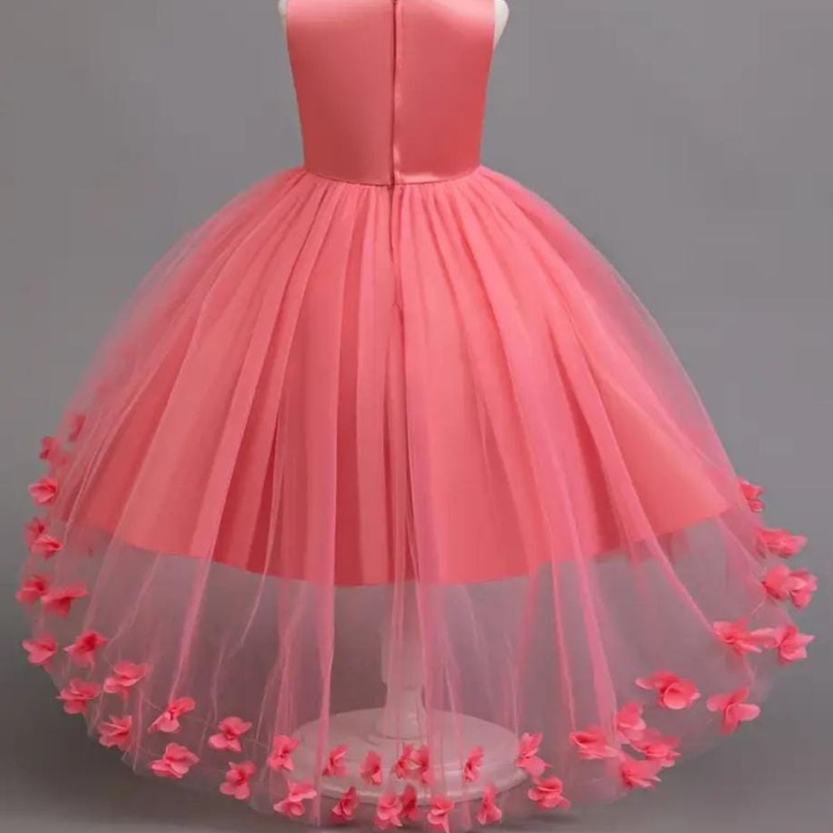 GENERICO - Vestido Niña Princesa Coral Talla 10