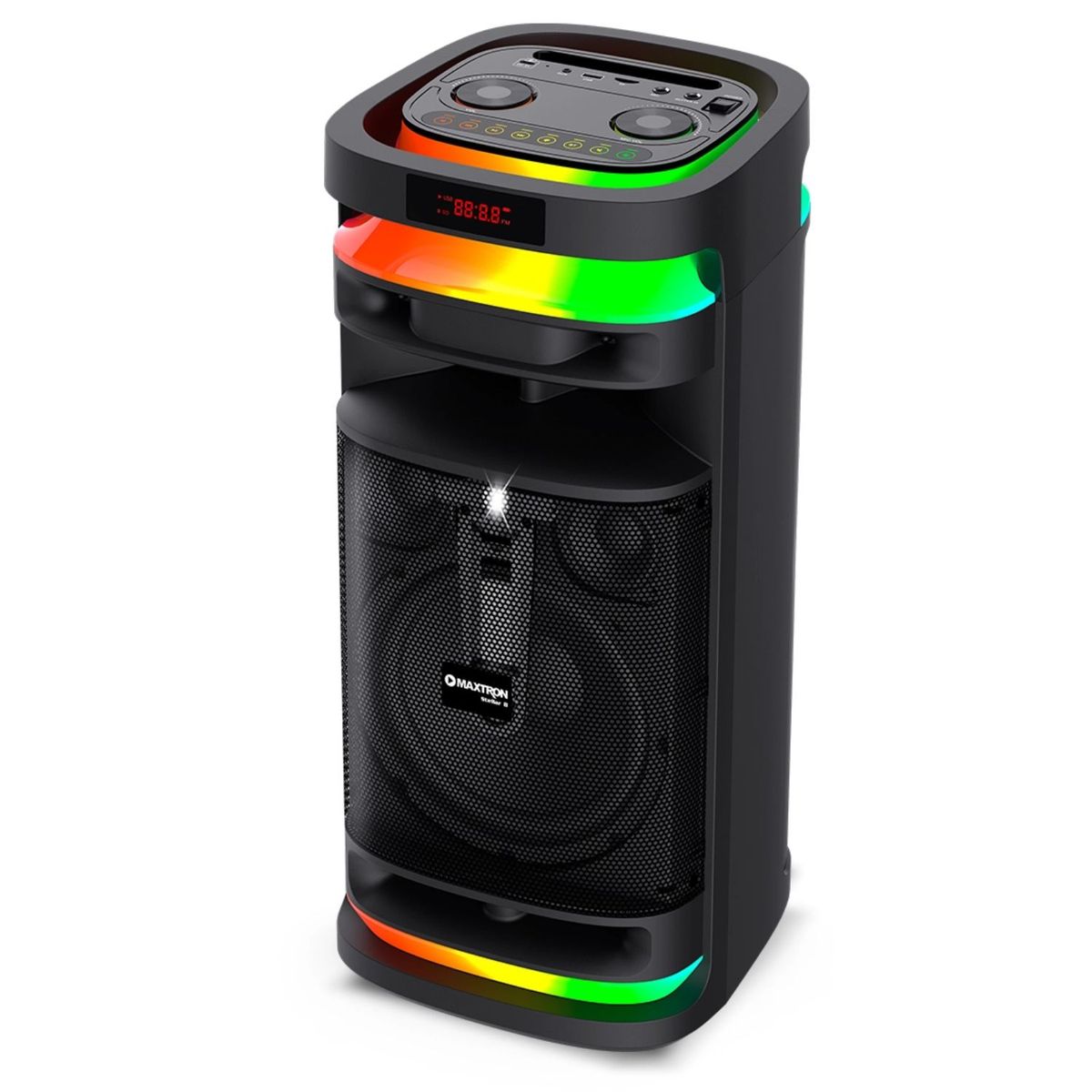 MAXTRON - Torre de Sonido Maxtron Mx 821 Stellar 01 Bocina 8 pulgadas 01 Micrófono Función DSP