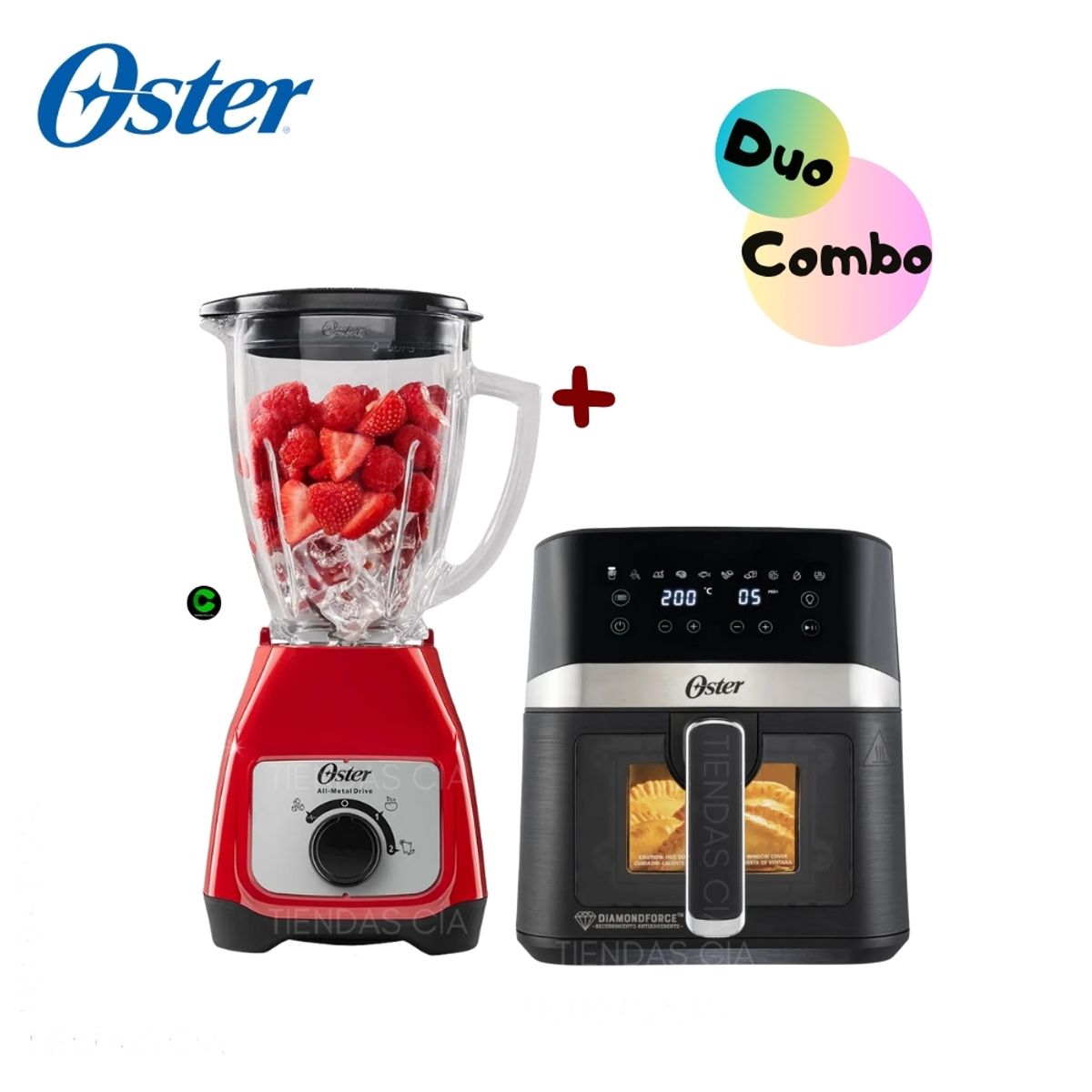 OSTER - Pack Oster Licuadora 1.5 L y Freidora