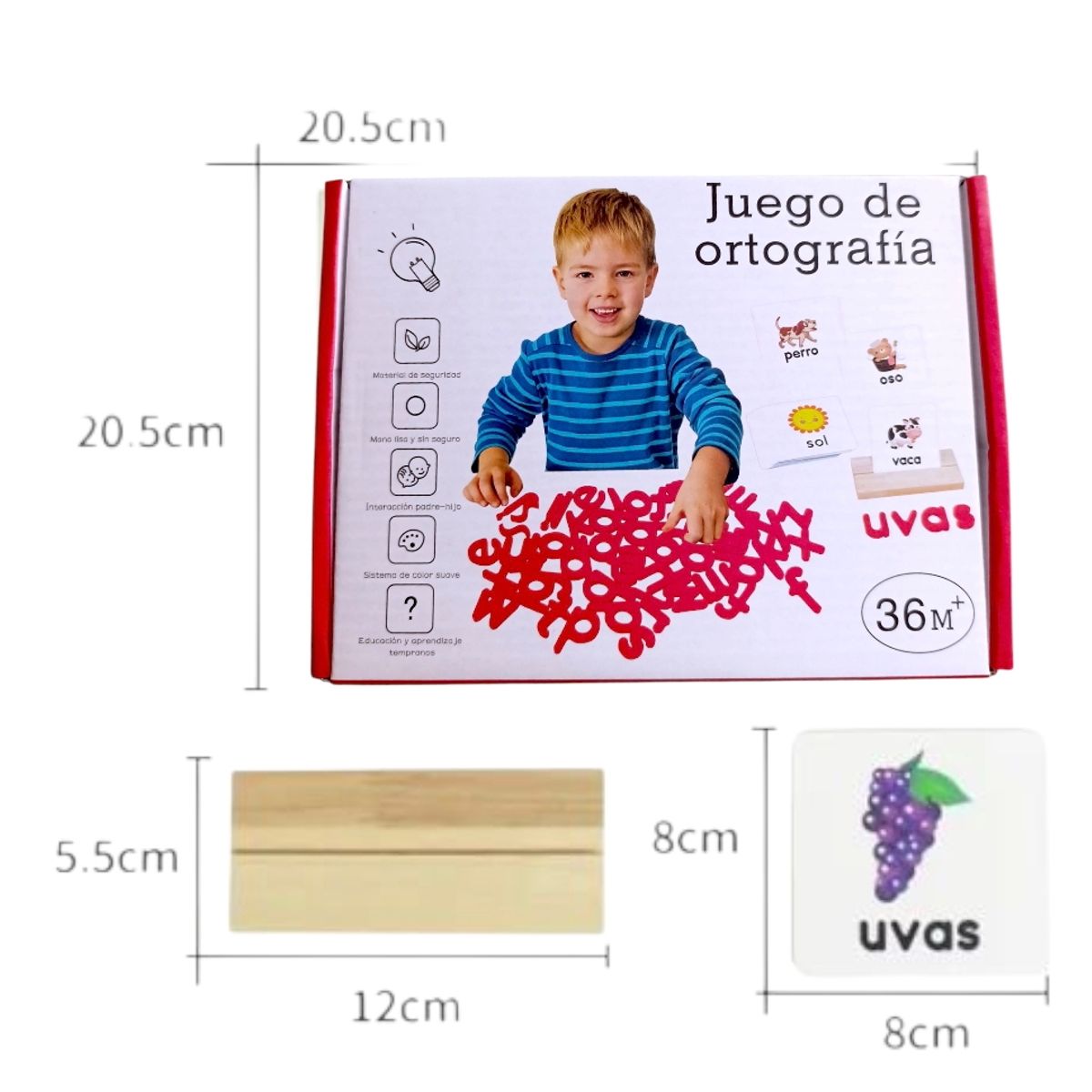 GENERICO - Juego didáctico de ortografía Montessori