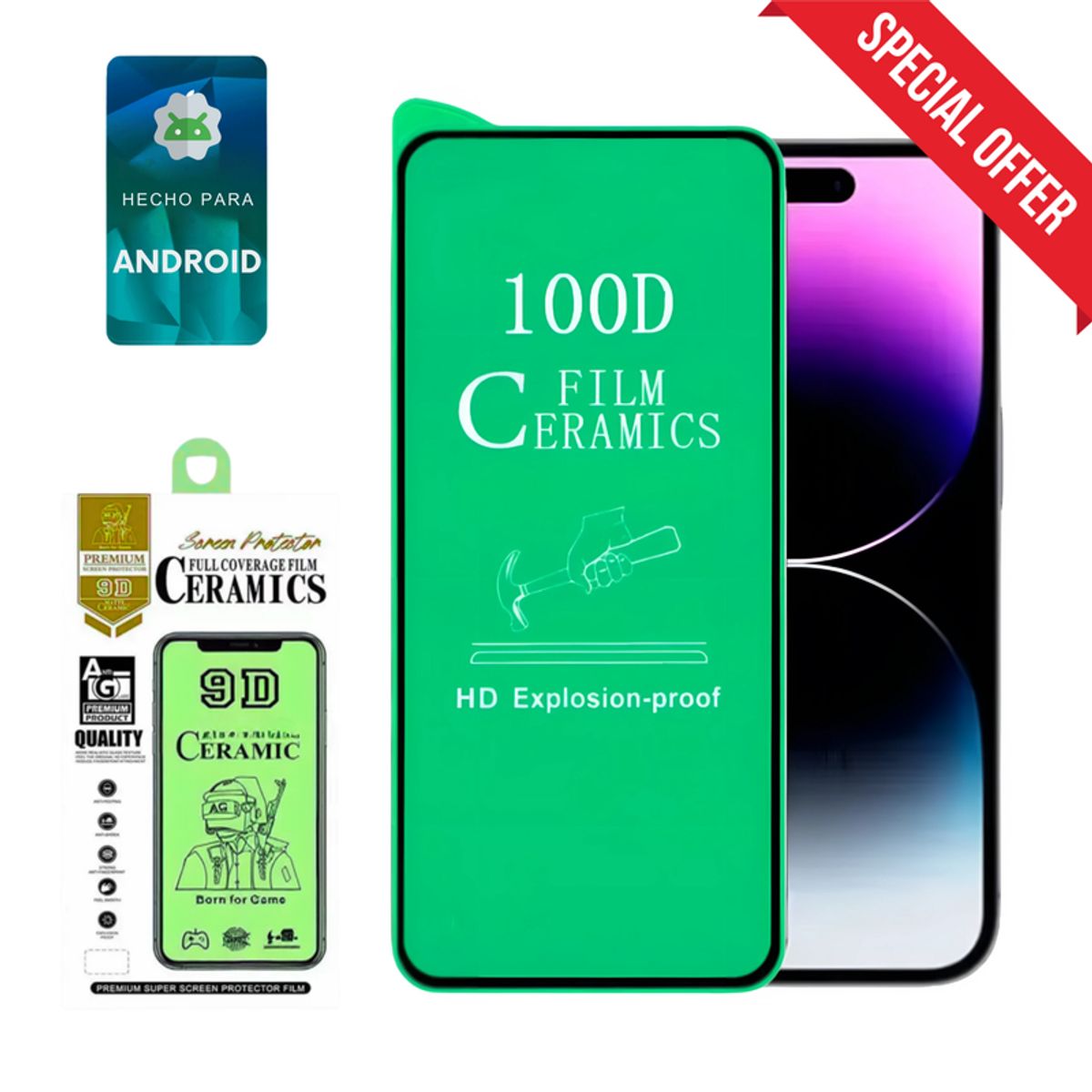 SHIELD - Mica Protector de Pantalla de Cerámica Clear para Samsung Galaxy A56
