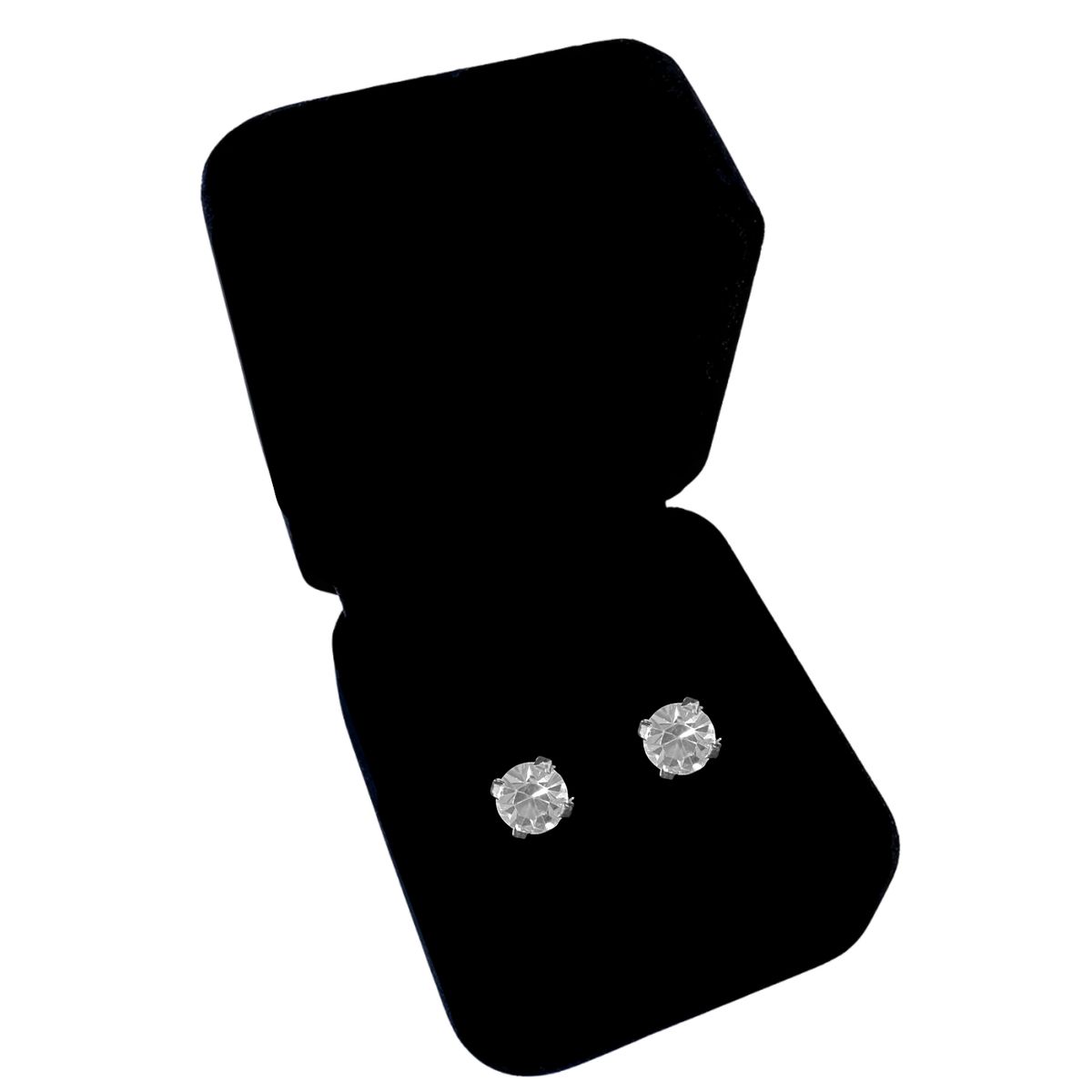 GENERICO - Aretes Mujer Punto De Luz Plata 925 Regalo Novia Mamá
