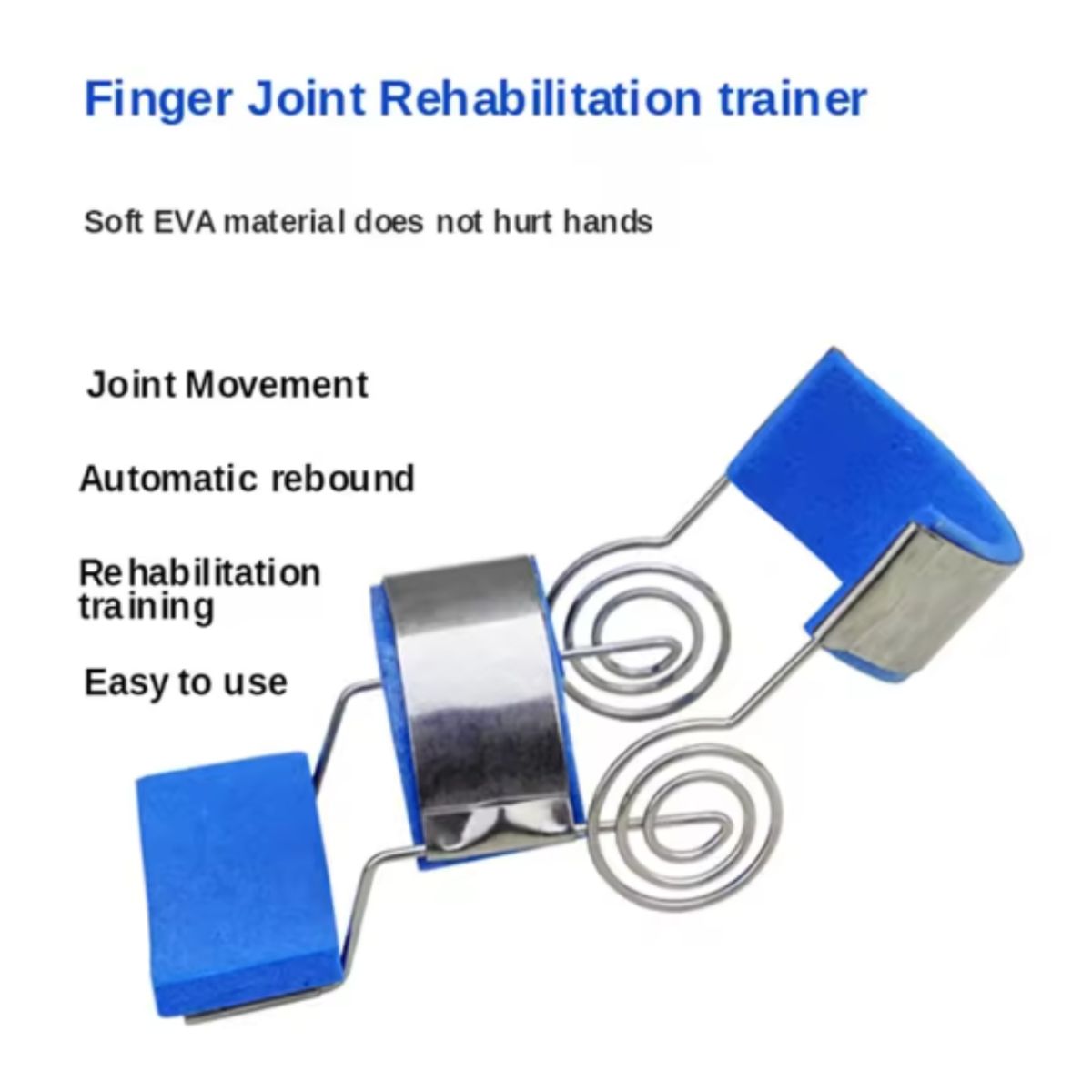 GENERICO - Férula Inmovilizadora con Resorte para Contracturas de Dedo para Recuperación de Nudillos