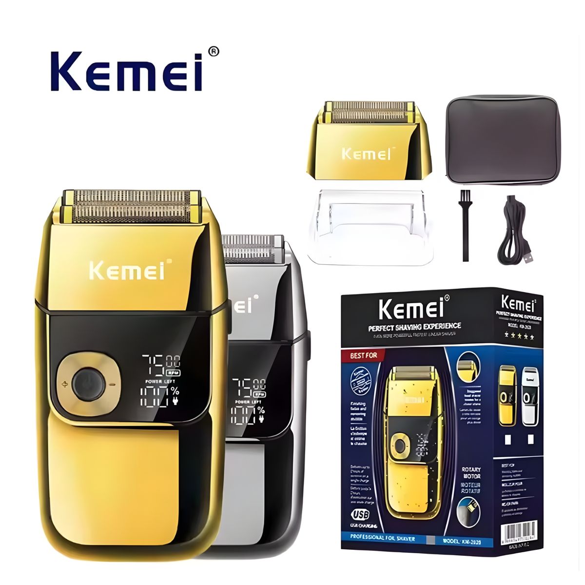 KEMEI - BARBERO AFEITADOR KEMEI PROFESIONAL KM-2028
