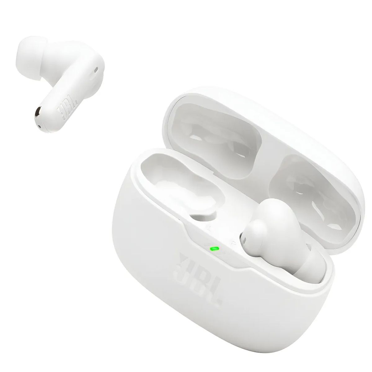 JBL - Audífono JBL Vibe Beam 2 ANC Perfect Fit IP54 - Blanco