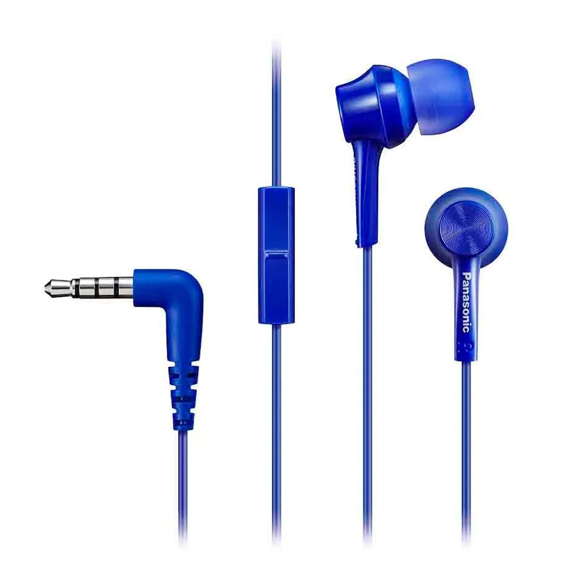 Panasonic - Audífonos Panasonic RP-TCM115 con Micrófono Azul