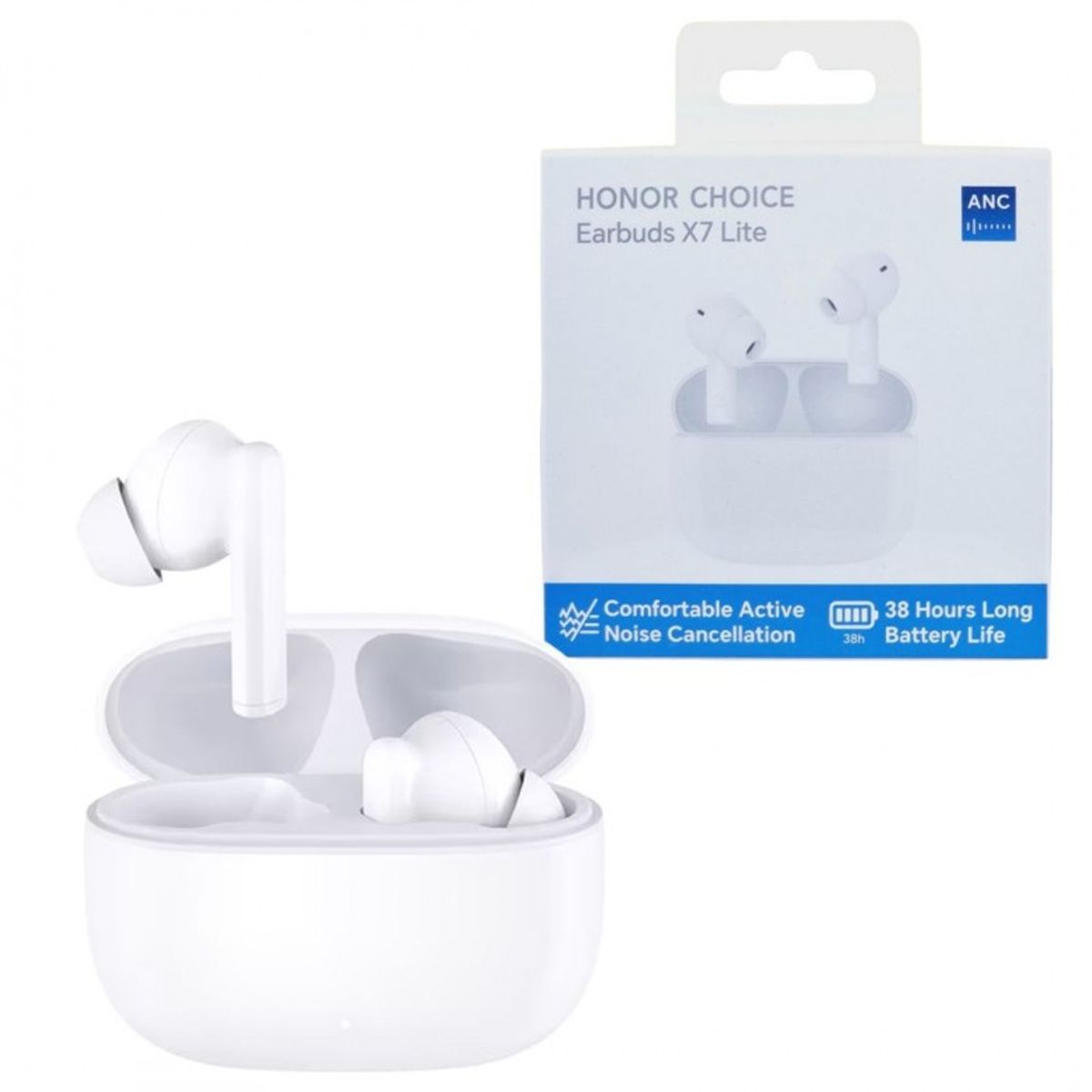 HONOR - Audífonos Inalambricos Honor Choice Earbuds X7 Lite - Blanco