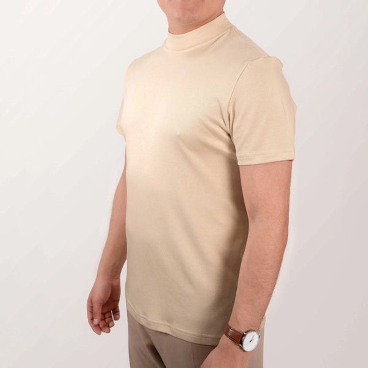 ALMATIVA - Polo ALMATIVA Cuello Tortuga Fit Regular 100% Algodón Pima Peruano Hombre