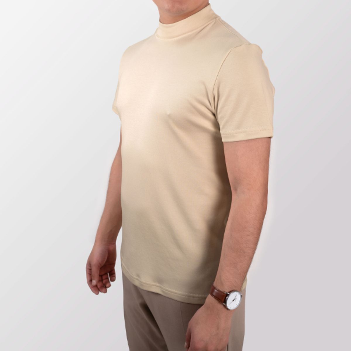 ALMATIVA - Polo ALMATIVA Cuello Tortuga Fit Regular 100% Algodón Pima Peruano Hombre