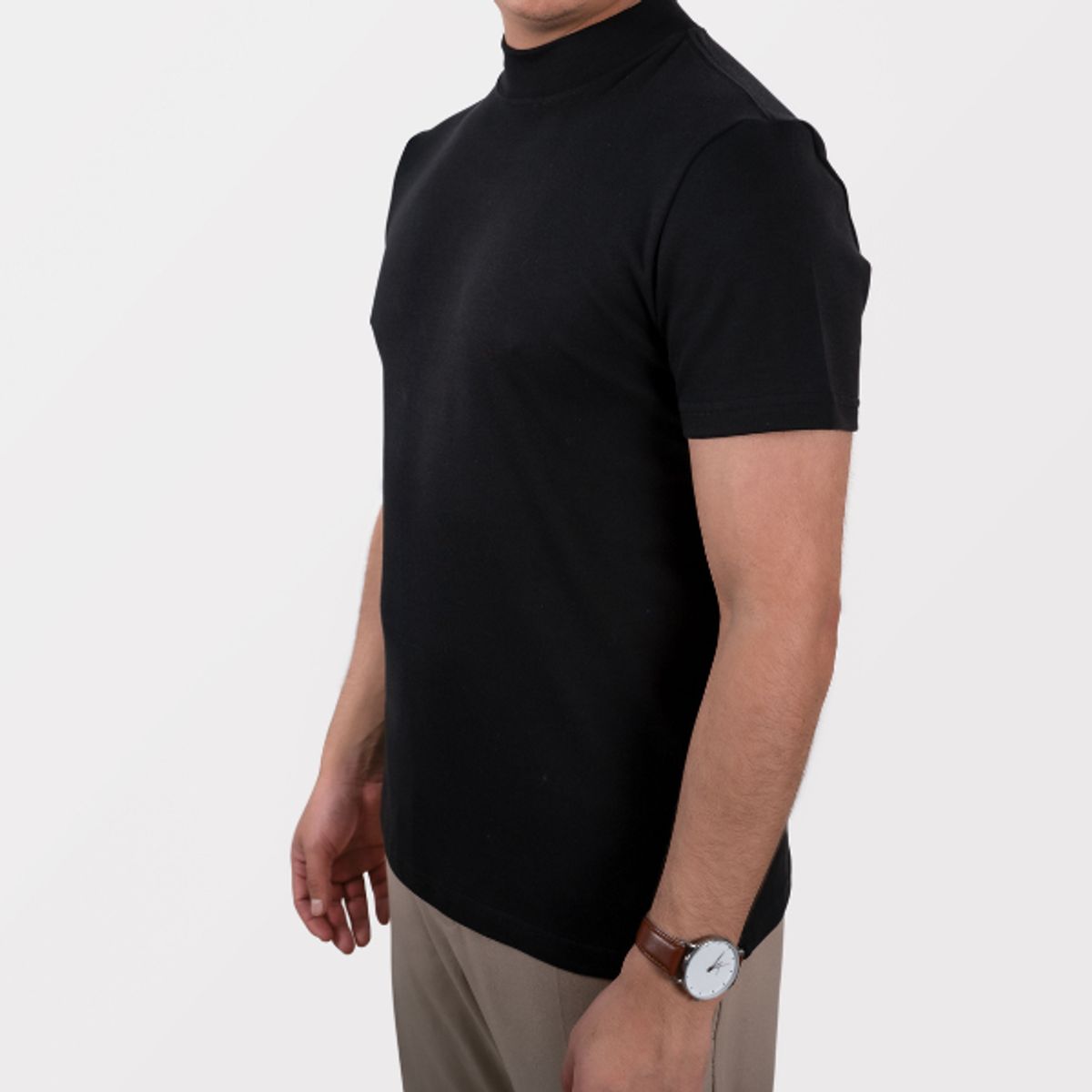 ALMATIVA - Polo ALMATIVA Cuello Tortuga Fit Regular 100% Algodón Pima Peruano Hombre