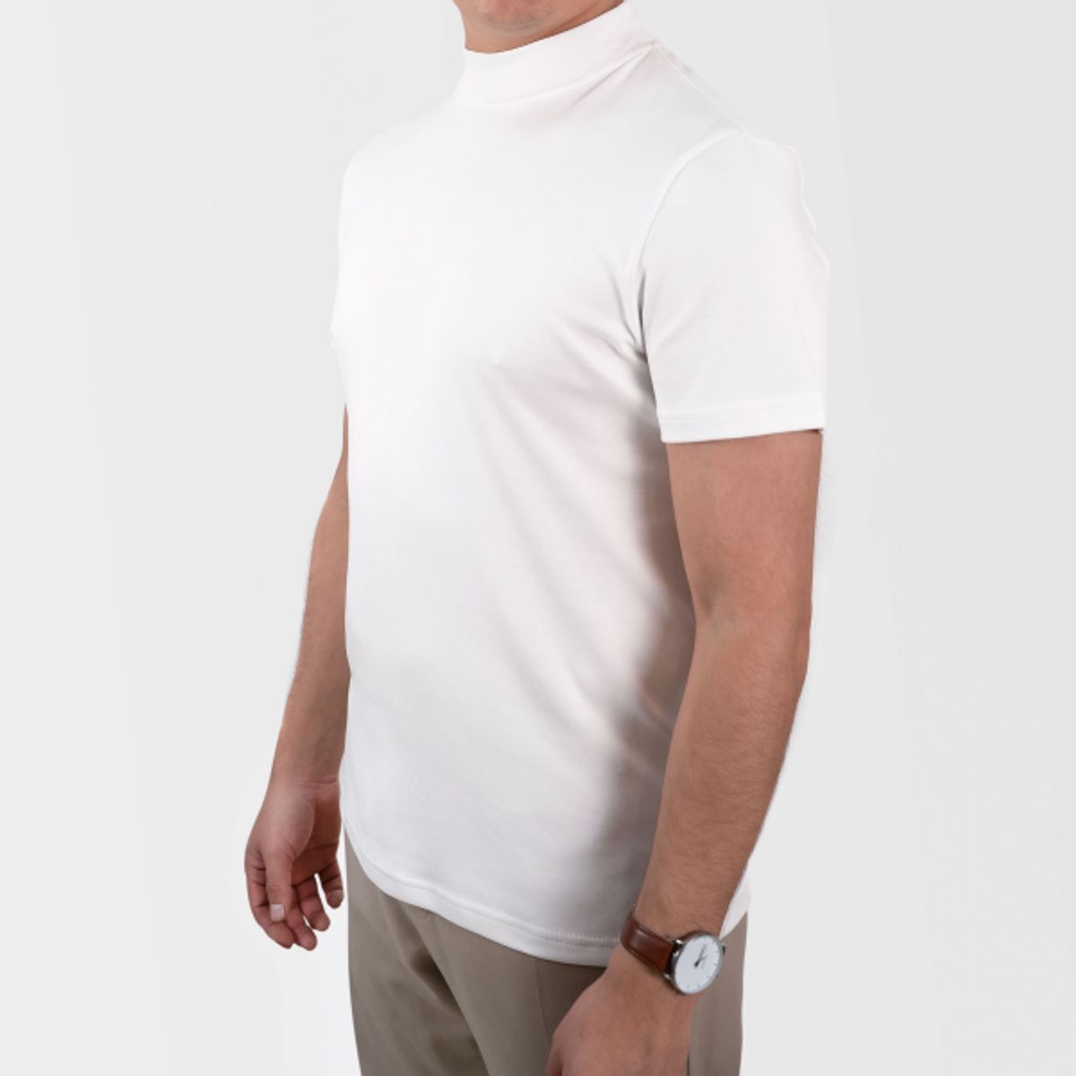 ALMATIVA - Polo ALMATIVA Cuello Tortuga Fit Regular 100% Algodón Pima Peruano Hombre