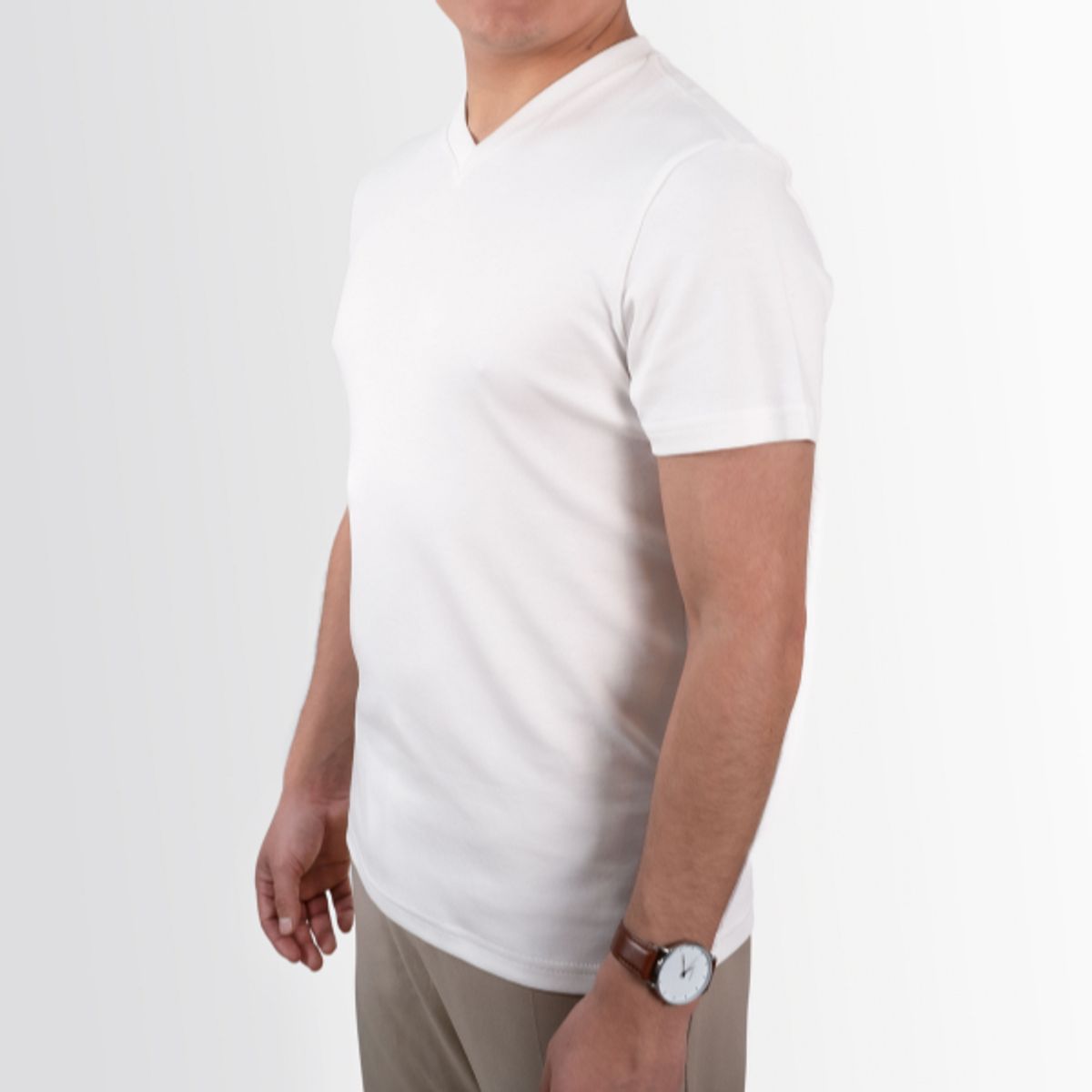 ALMATIVA - Polo ALMATIVA Cuello V 100% Algodón Pima Peruano Certificado Hombre