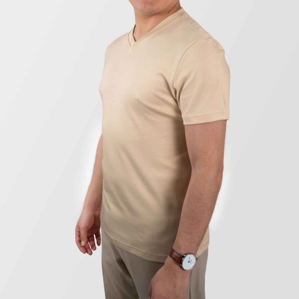 ALMATIVA - Polo ALMATIVA Cuello V 100% Algodón Pima Peruano Certificado Hombre