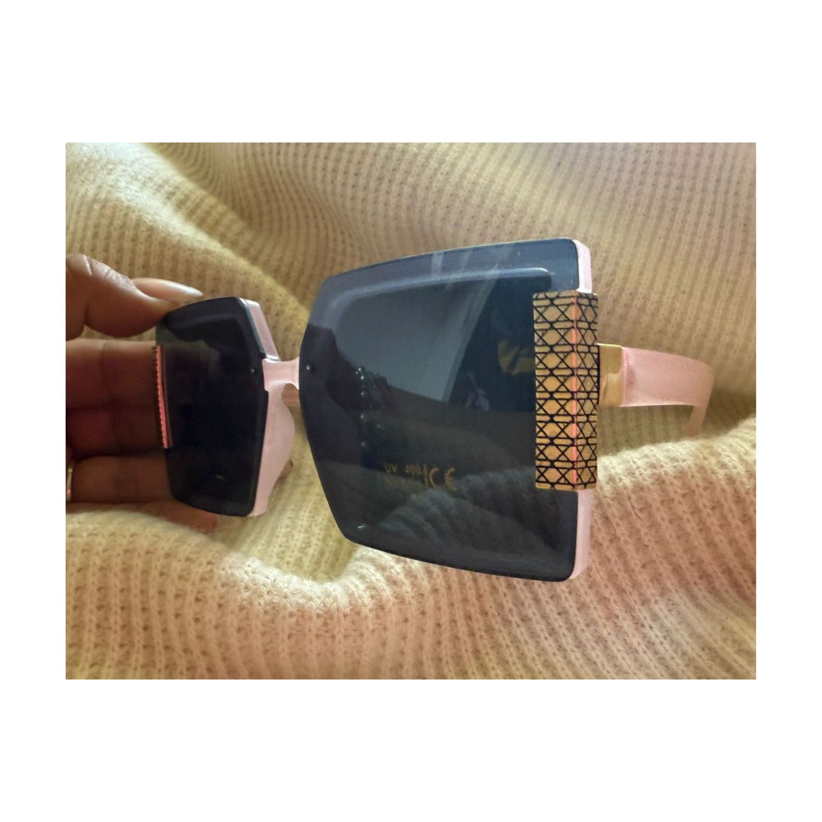 GENERICO - Lentes de Sol Vintage para Mujer 40505 Rosado