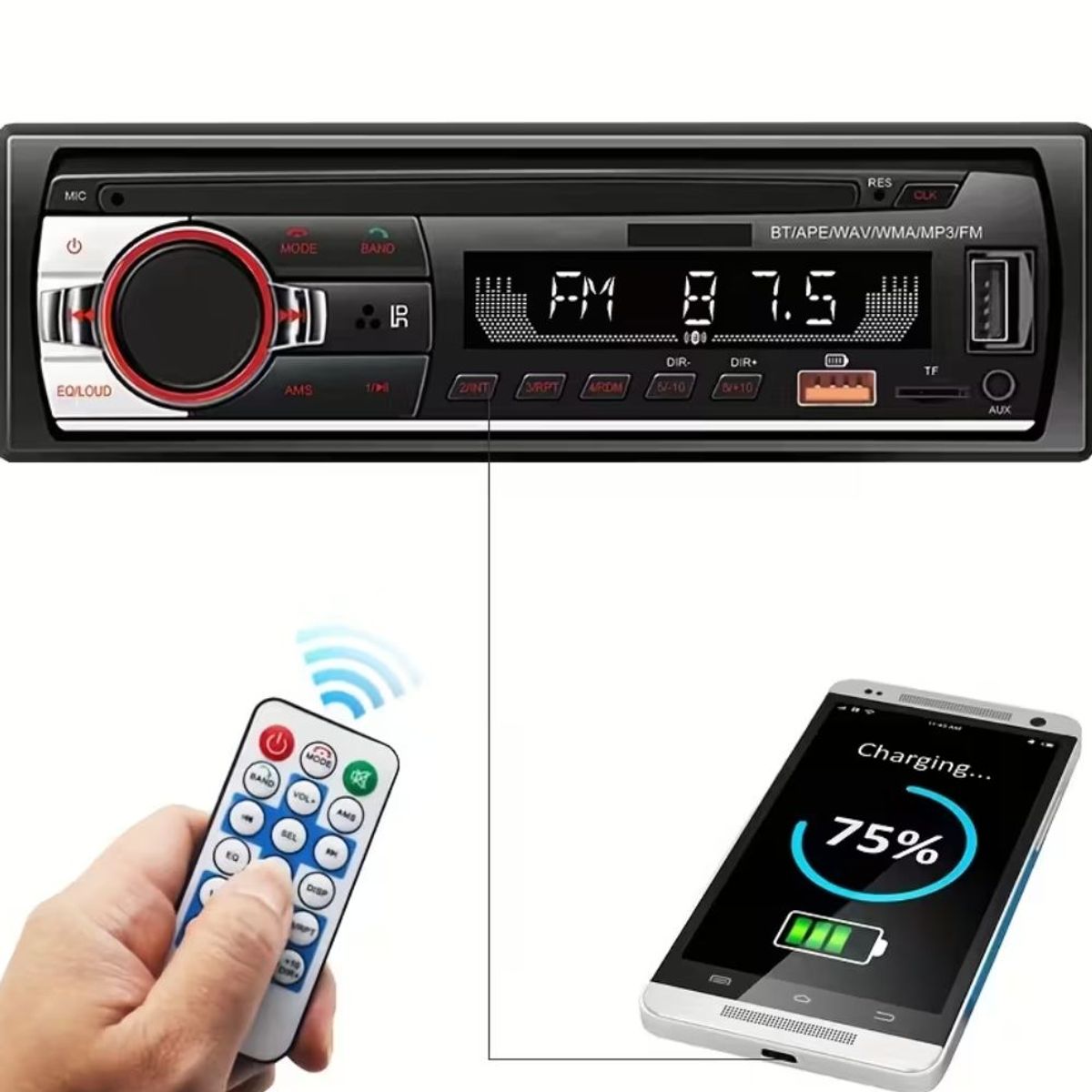 GENERICO - AUTORADIO BLUETOOTH JSD-520