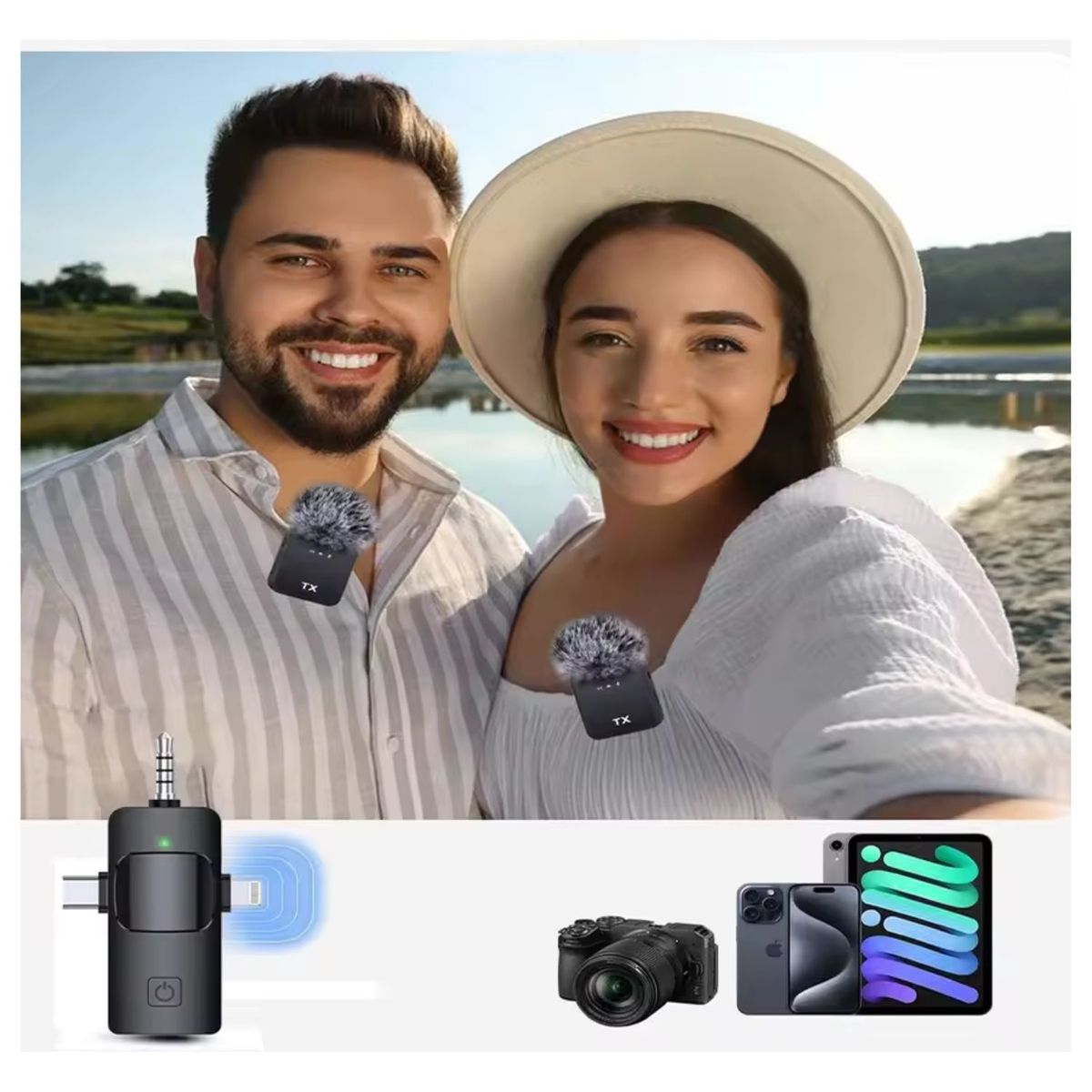 ROHS - MICROFONO INALAMBRICO SOLAPERO F11-2 PLUS