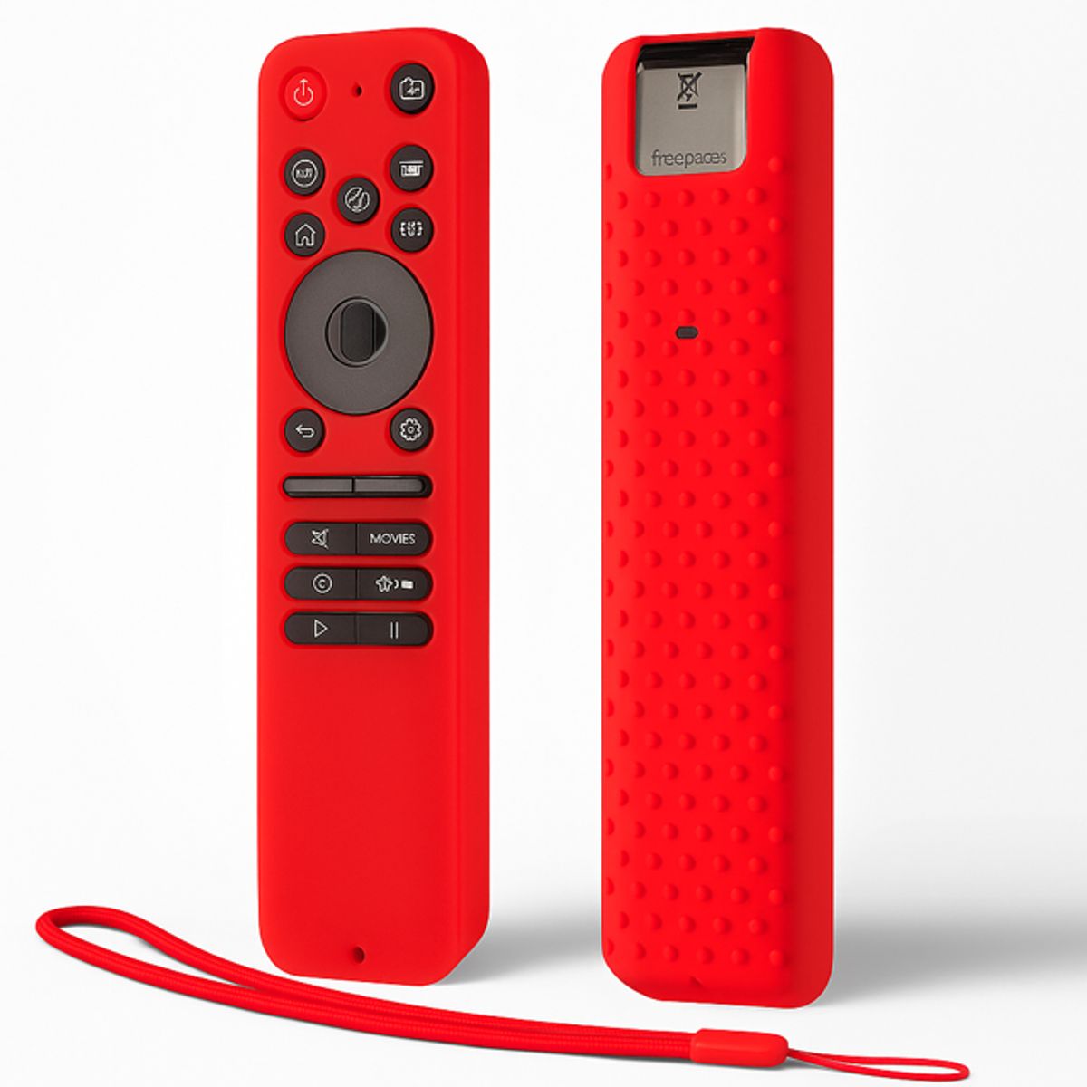 GENERICO - Funda Case Protector para Control LG Magic 2025 MR25 – Rojo