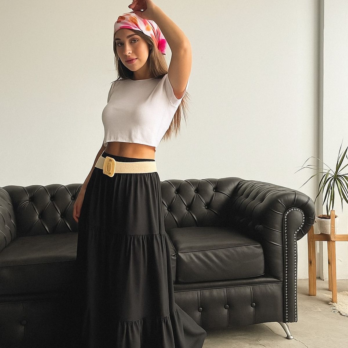 GENERICO - FALDA MAXI LARGA  PARA MUJER