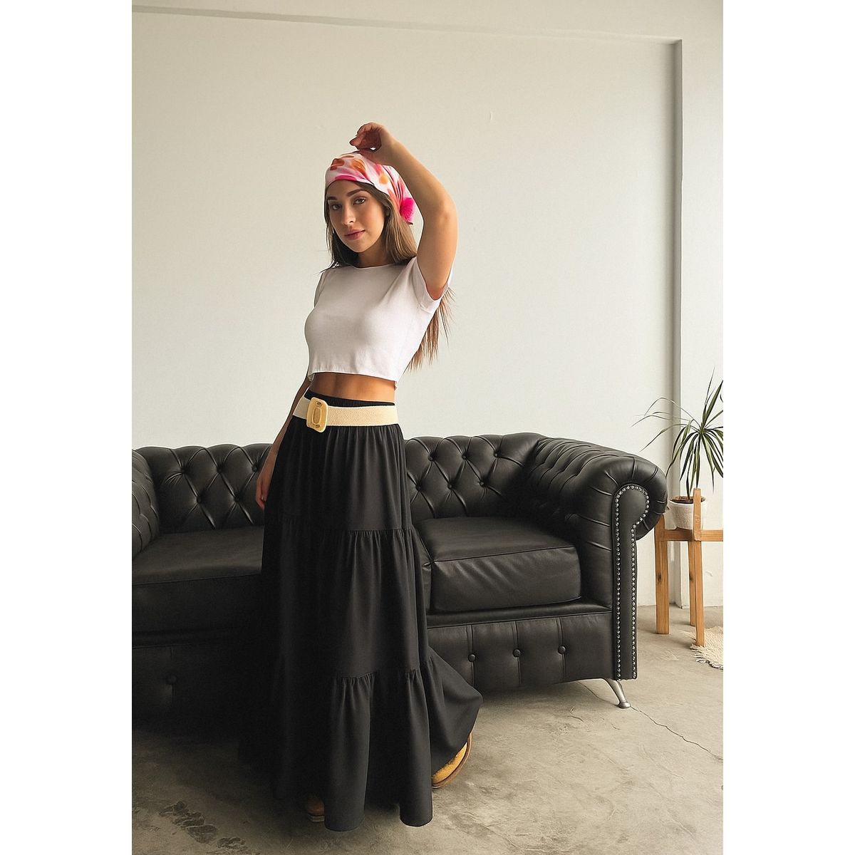 GENERICO - FALDA MAXI LARGA  PARA MUJER