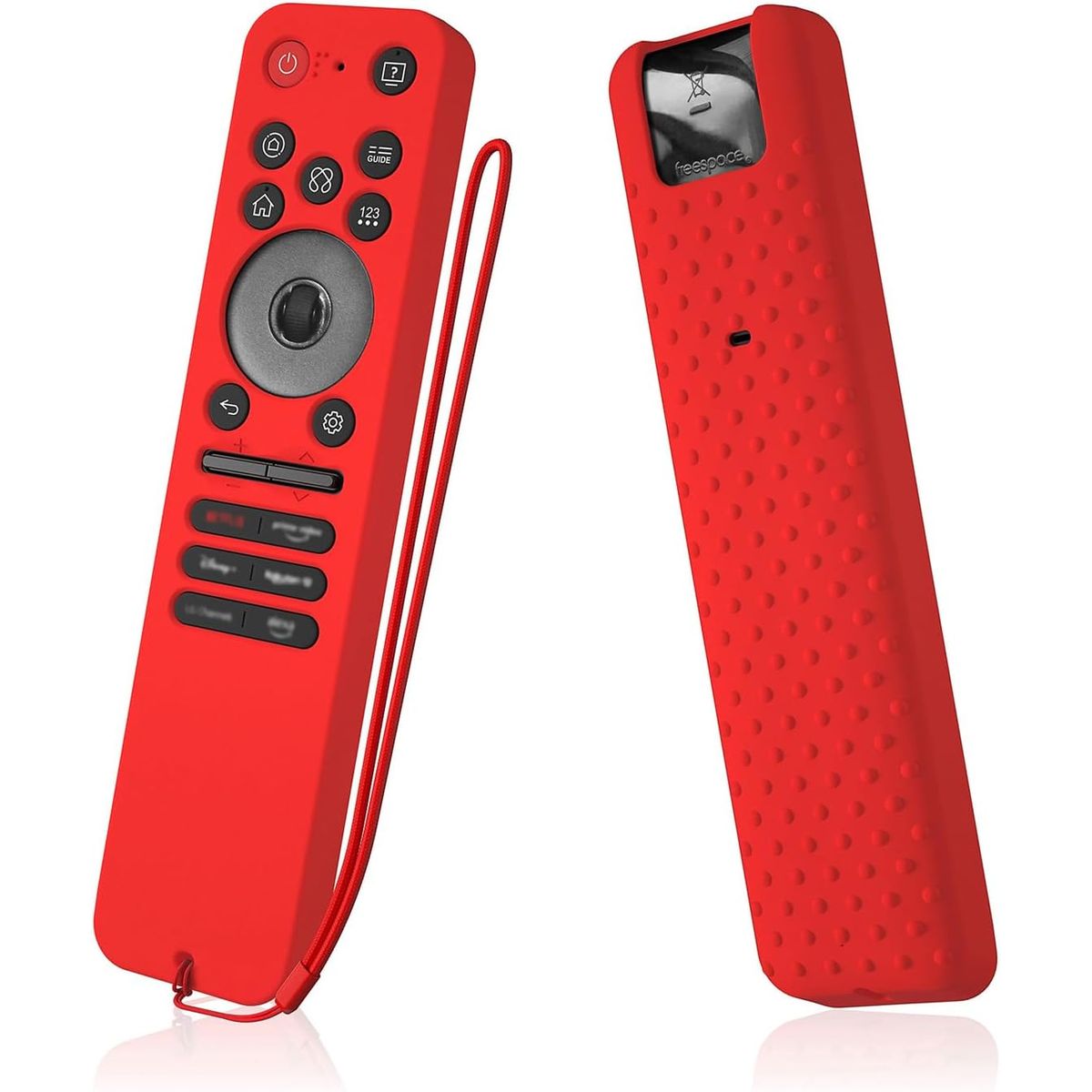 GENERICO - Funda Protector para Control LG Magic Mr25 LG OLED Smart TV Series - ROJO