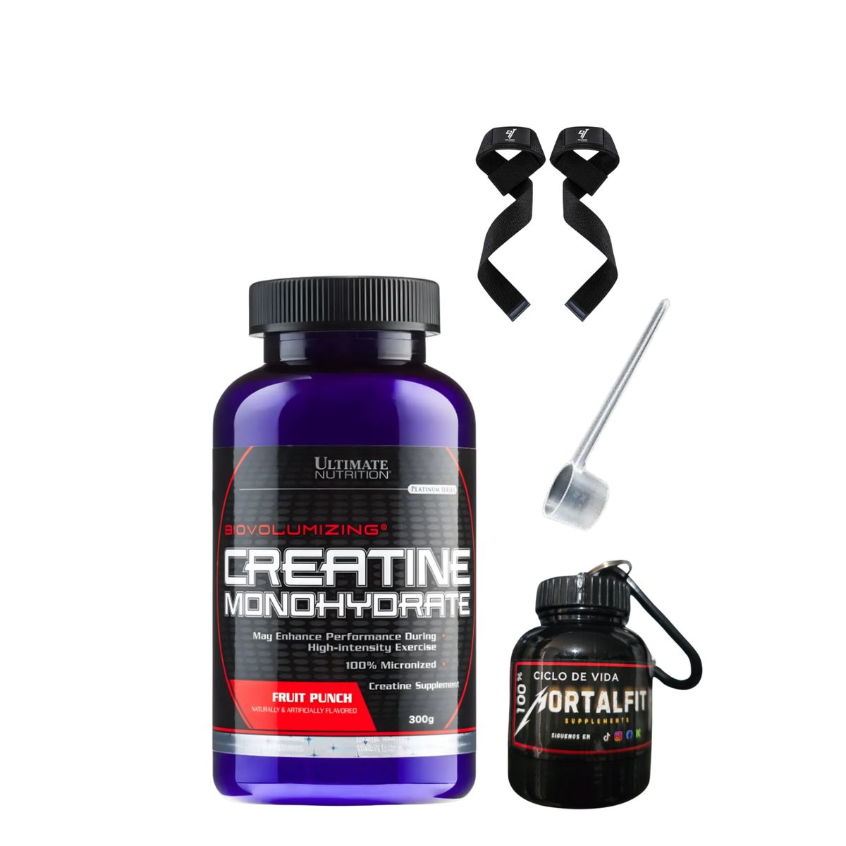 ULTIMATE NUTRITION - Creatina Ultimate nutrition 300 gr - Fruit Punch + regalos