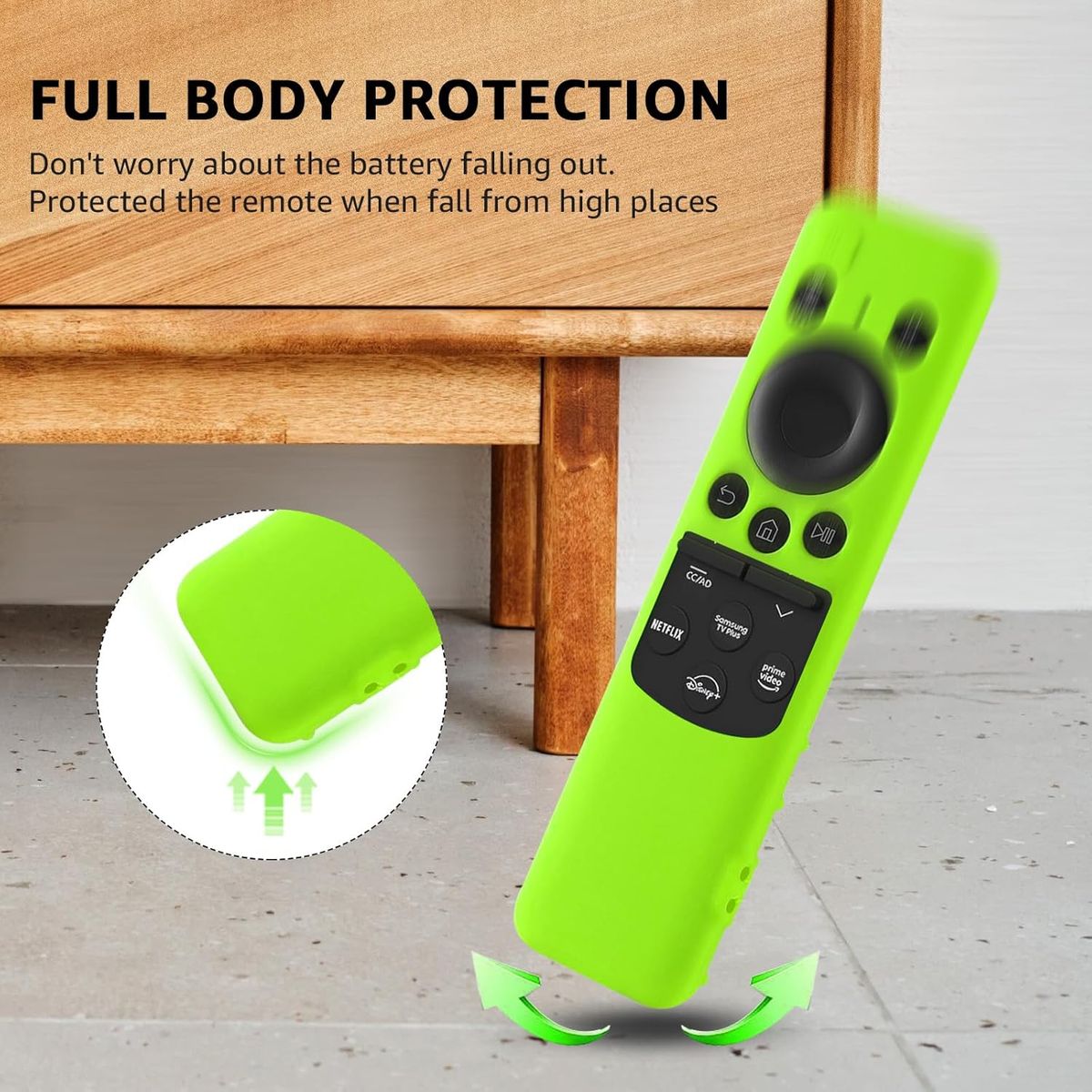 GENERICO - Funda Case Protector De Control Samsung Solar 2023 2024 2025 - VERDE