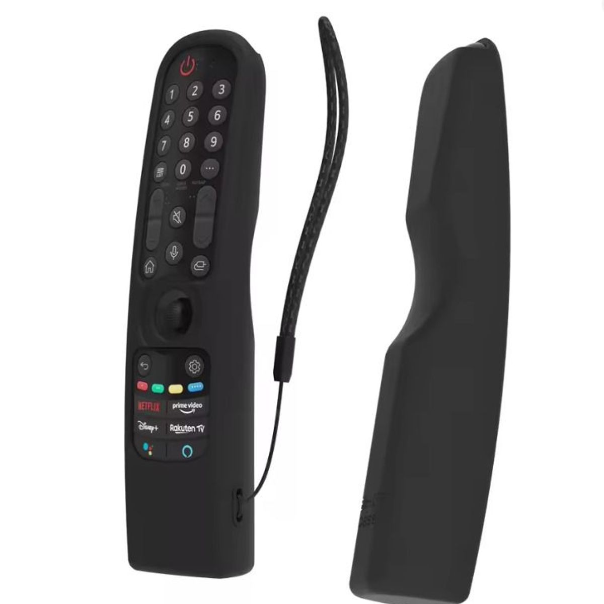 GENERICO - Funda de Silicona para Control Remoto LG Magic MR21 MR22 MR23 MR24  Protector con Correa