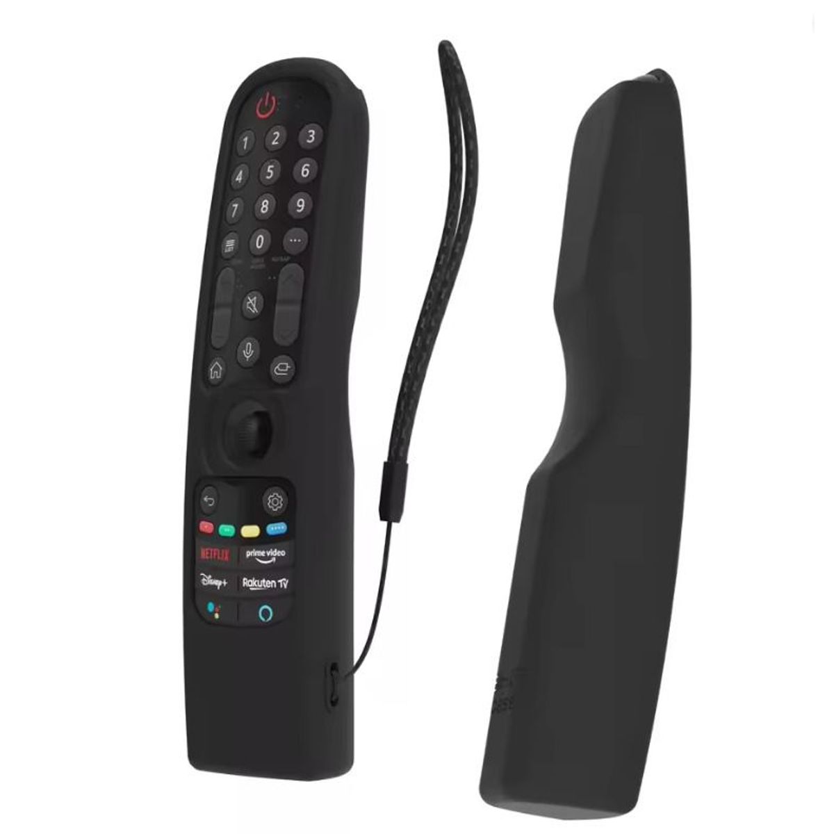 GENERICO - Funda de Silicona para Control Remoto LG Magic MR21 MR22 MR23 MR24  Protector con Correa