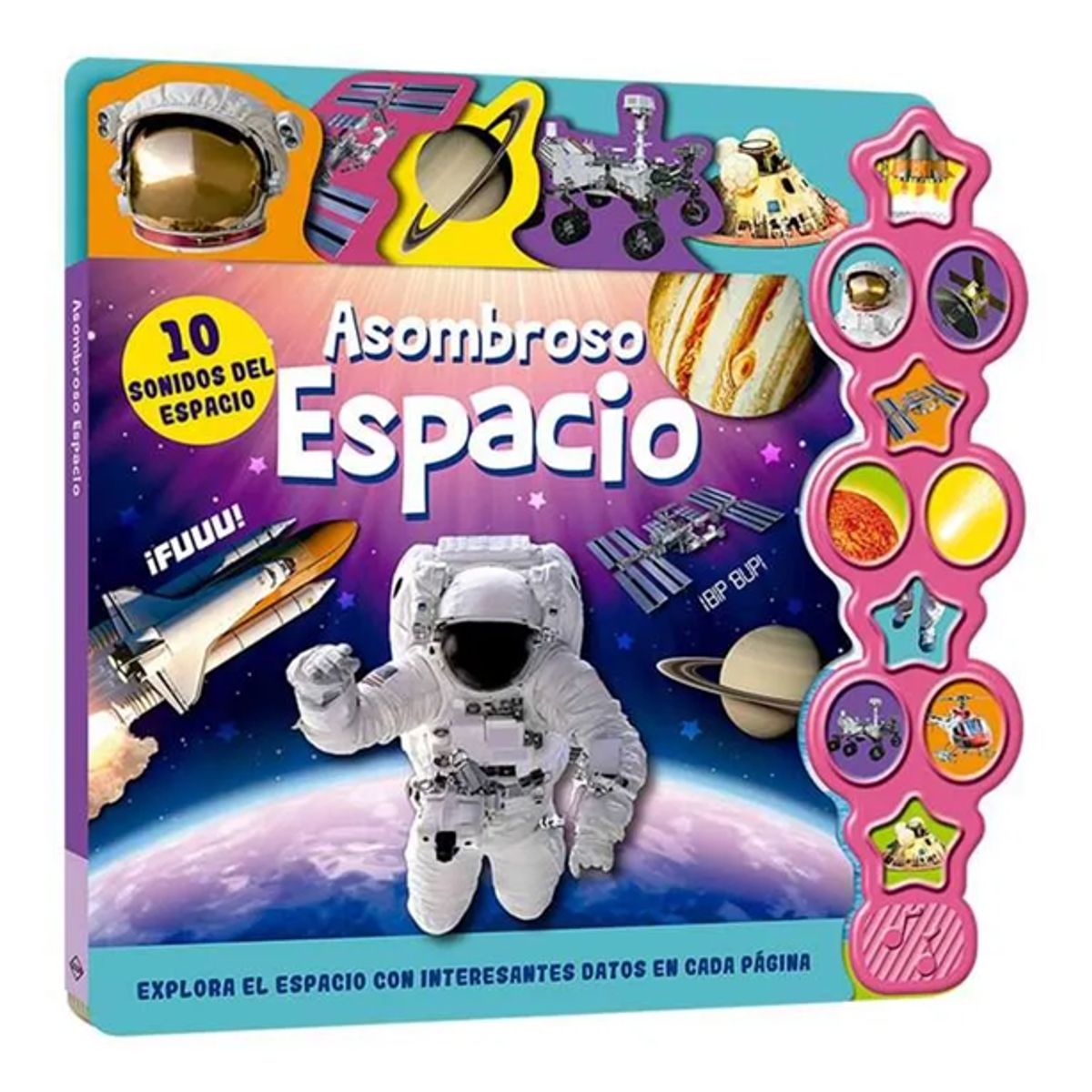 LEXUS - Libro infantil Asombroso Espacio  Con sonidos
