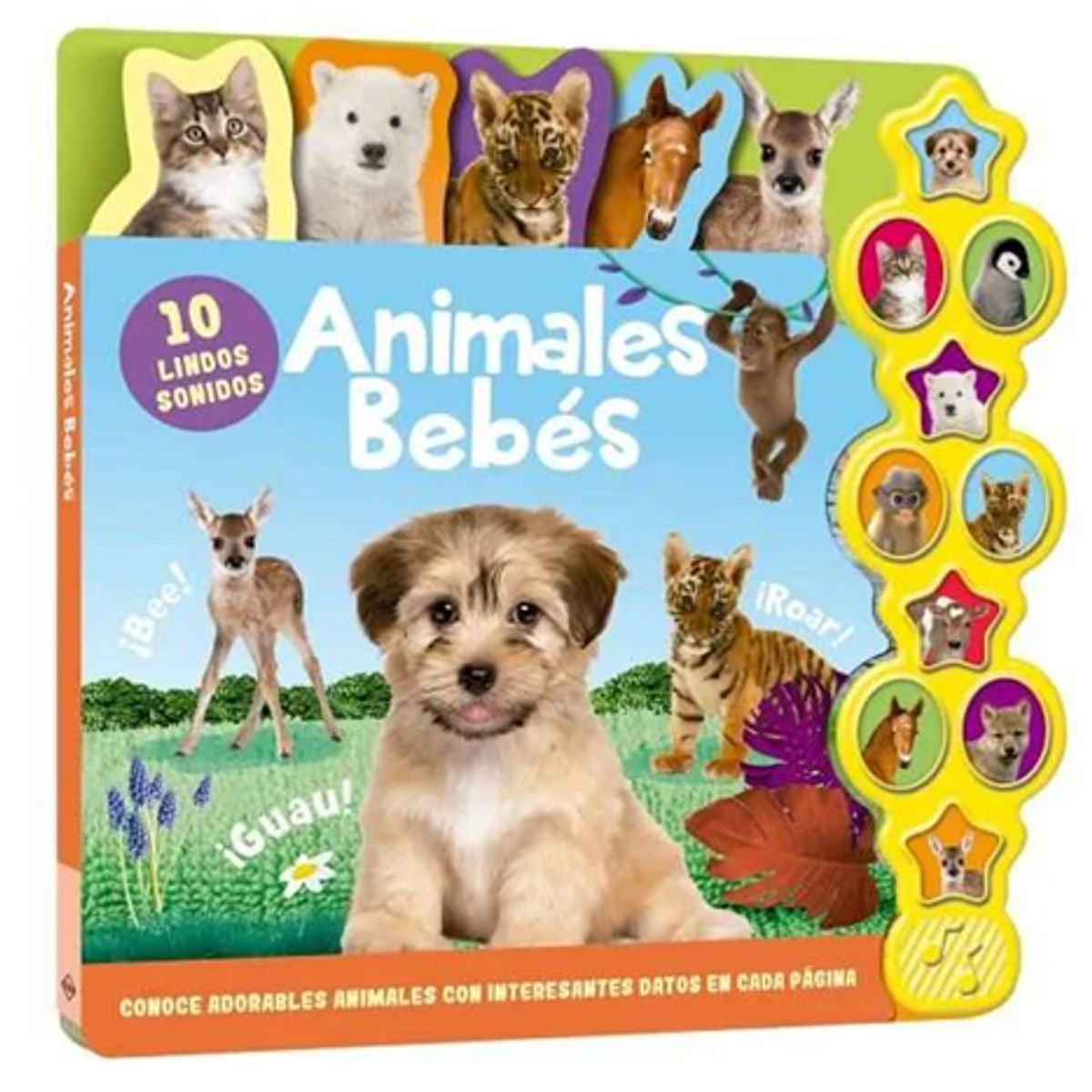 LEXUS - Libro infantil Animales Bebés – 10 Sonidos