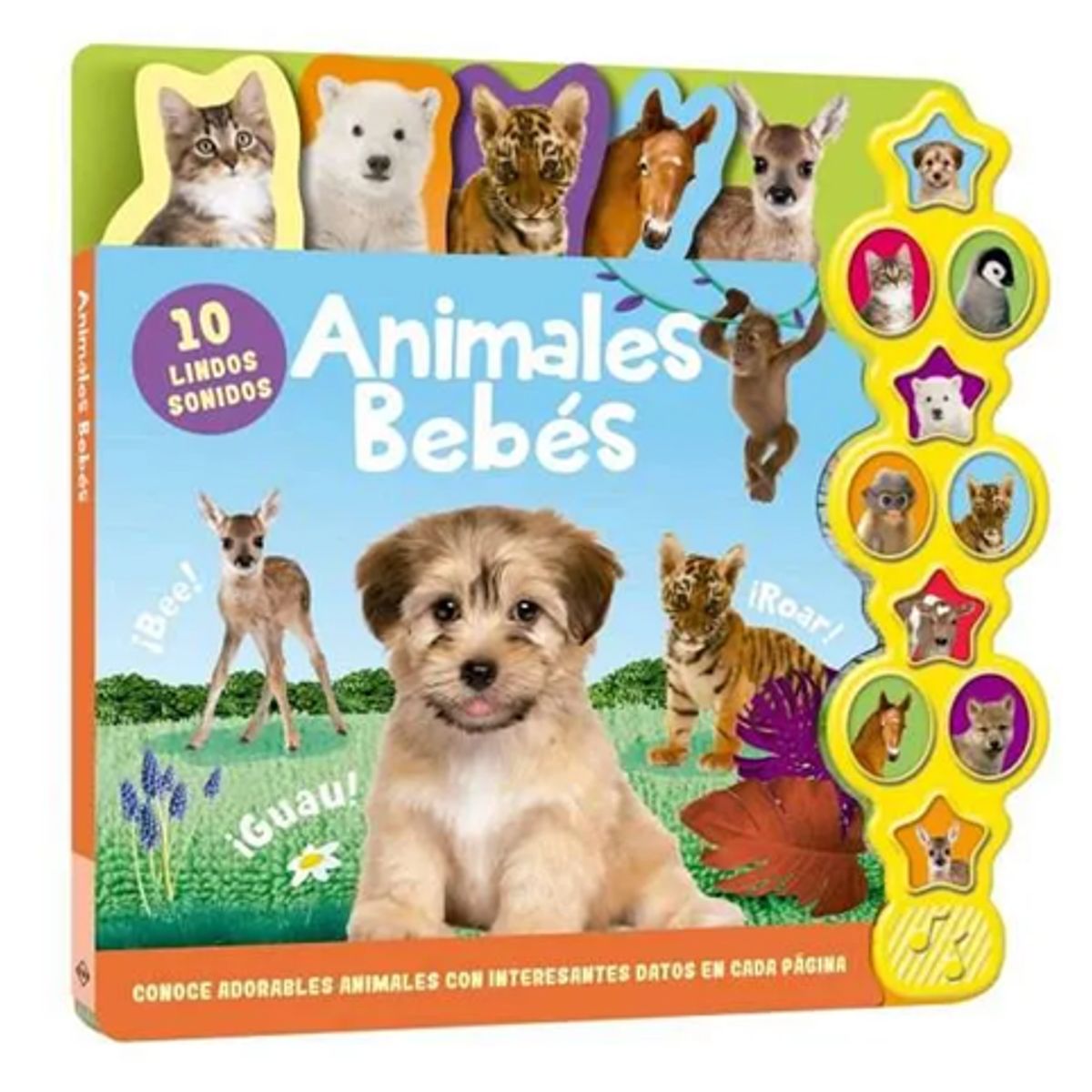 LEXUS - Libro infantil Animales Bebés – 10 Sonidos
