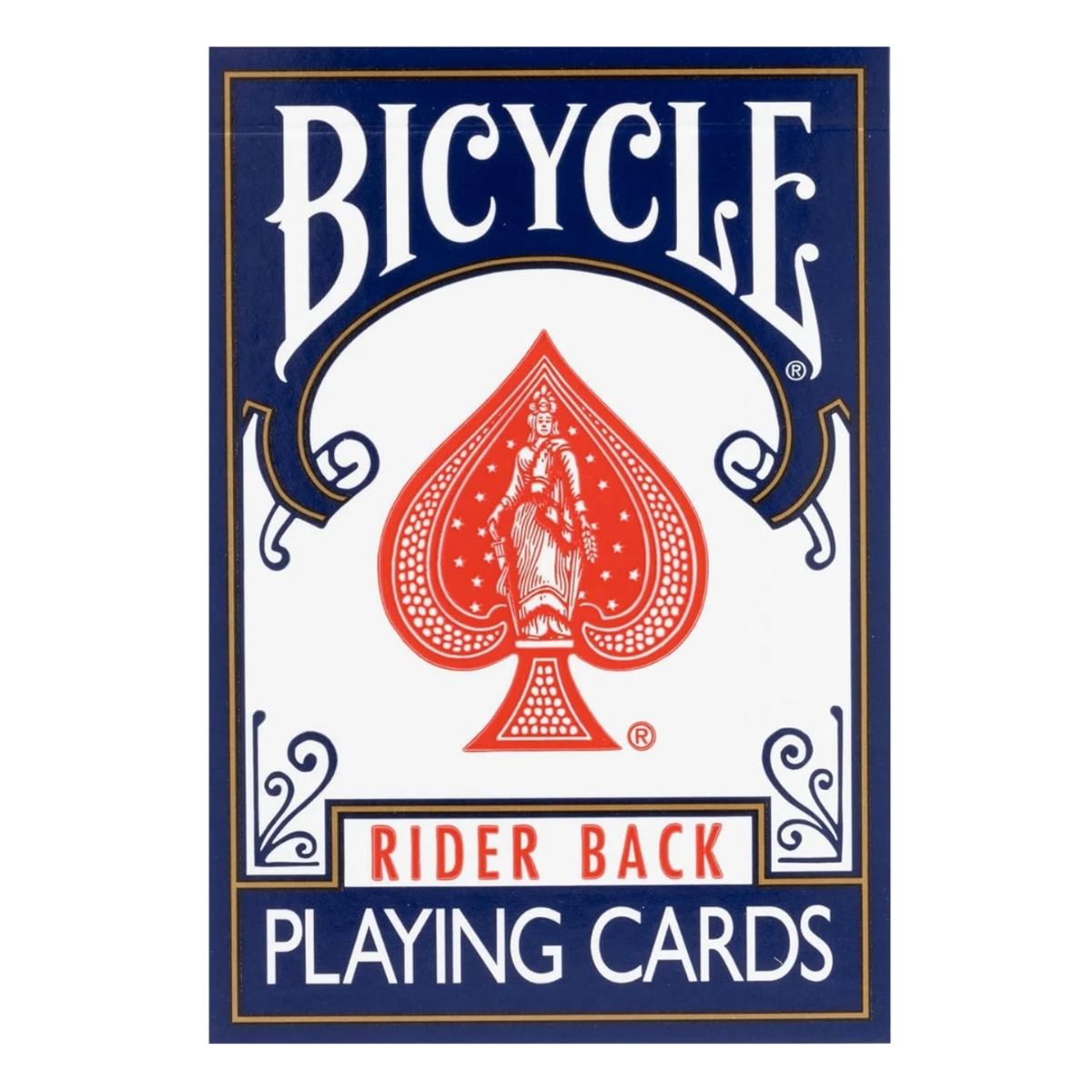 GENERICO - Bicycle Rider Back Index Playing Cartas Poker Original