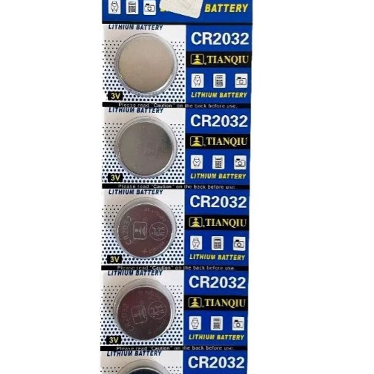 ORIGEN - PILAS CR2032 3V LITIO TIANQIU 5 Alarma Reloj Balanza Pc