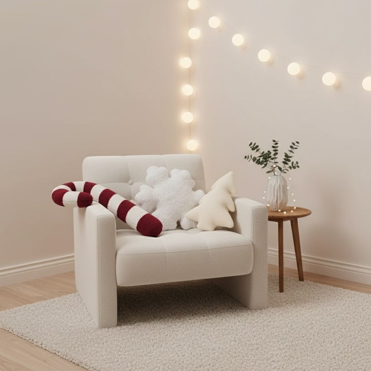 ZALMOHADAS - Set de Cojines “Blanca Navidad”  Zalmohadas