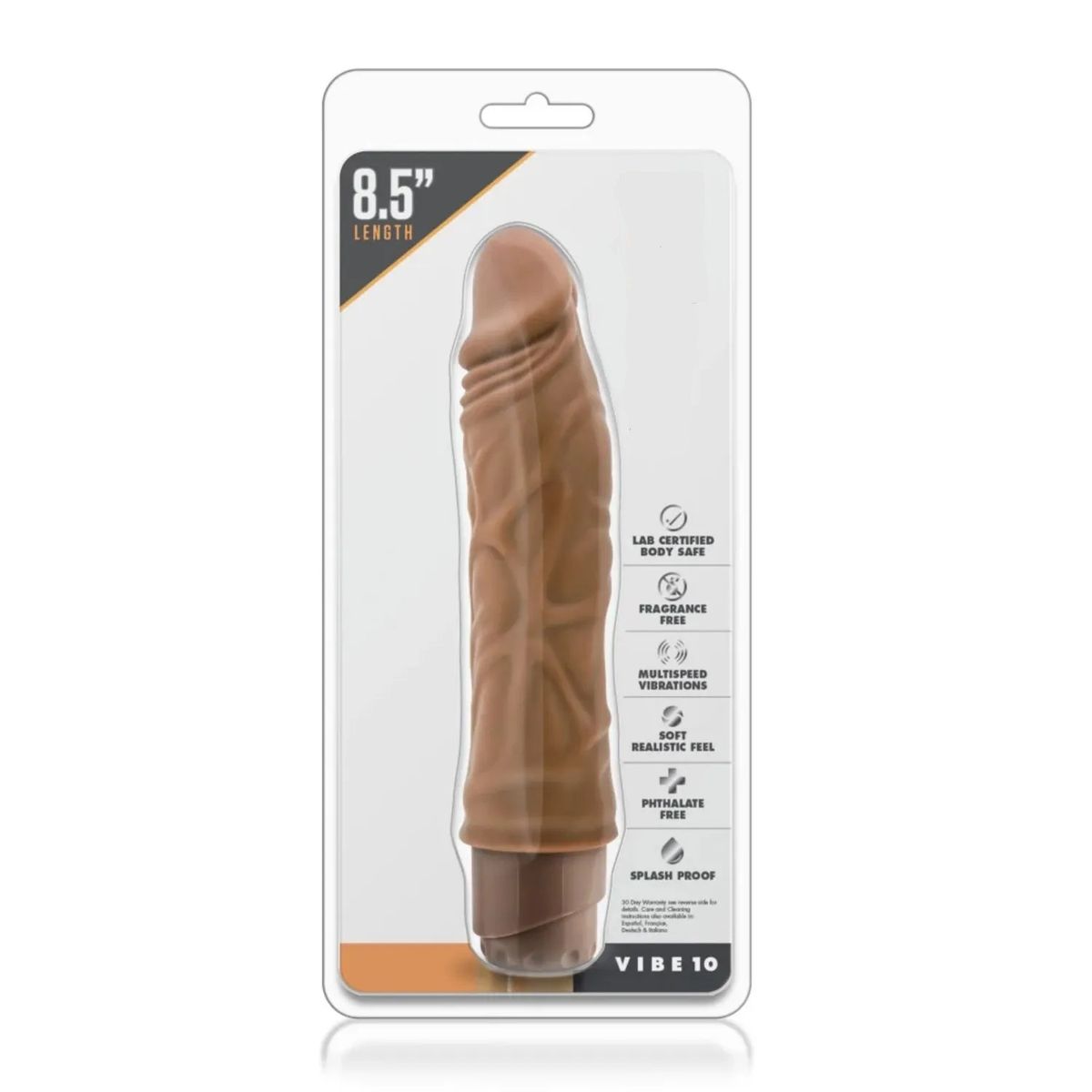 GENERICO - Dildo Vibrador Venoso Consolador 22.5 cm x Ø 4 cm