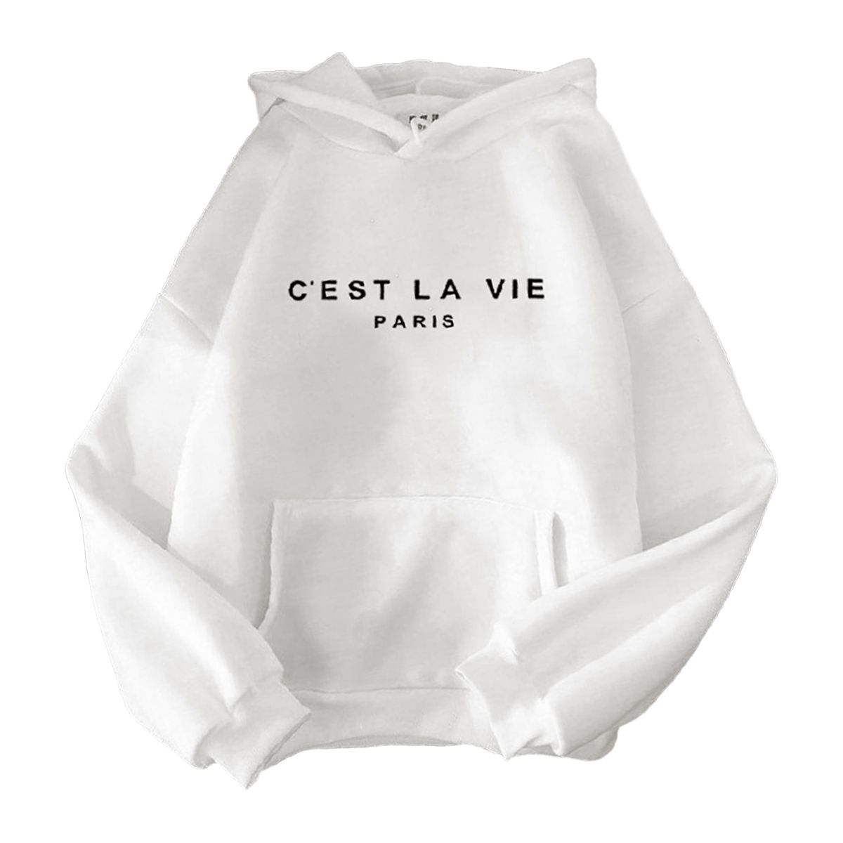 ZIMRAHYG - Sudadera con capucha para mujer estampada con cordón ajustable y bolsillo tipo canguro