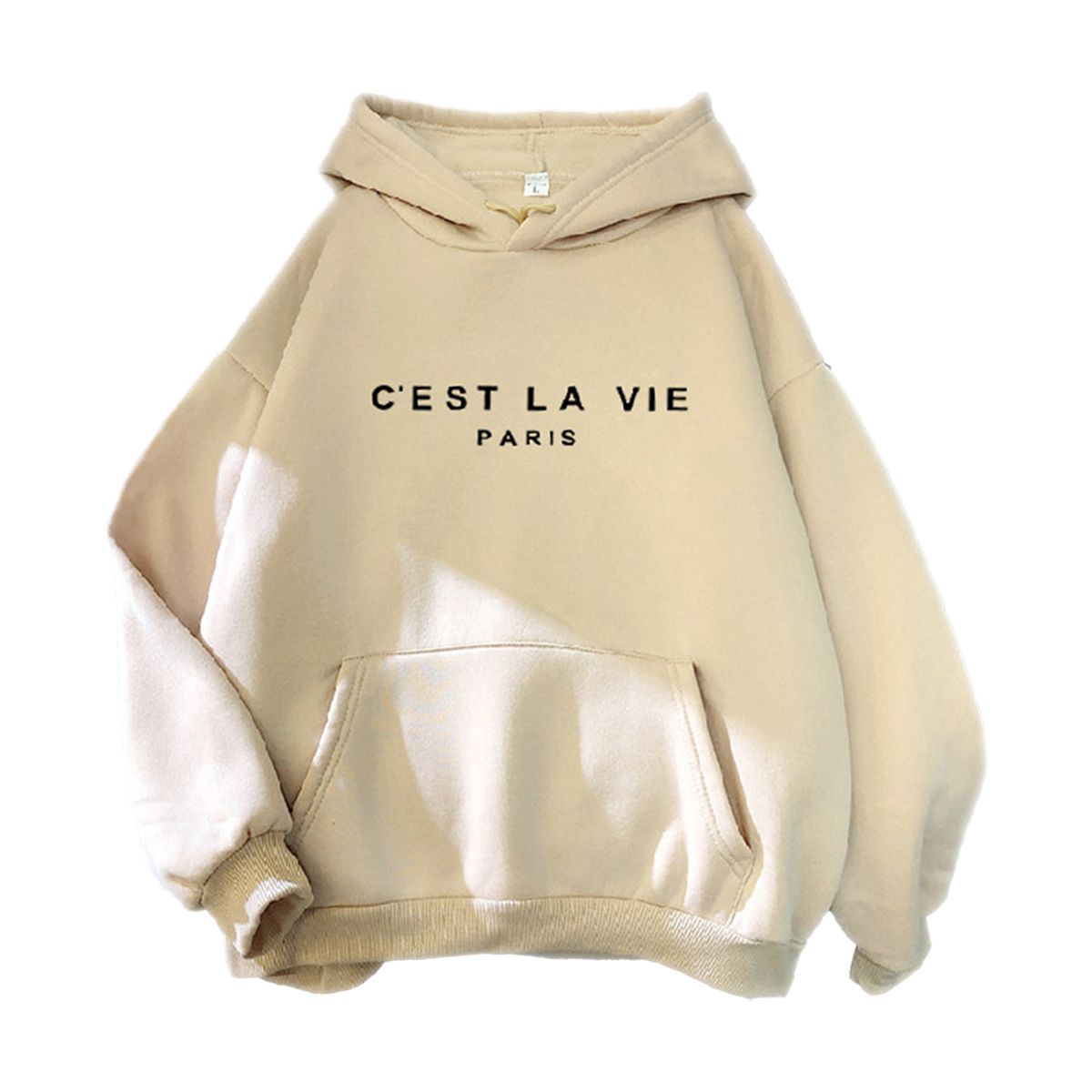 ZIMRAHYG - Sudadera con capucha para mujer estampada con cordón ajustable y bolsillo tipo canguro