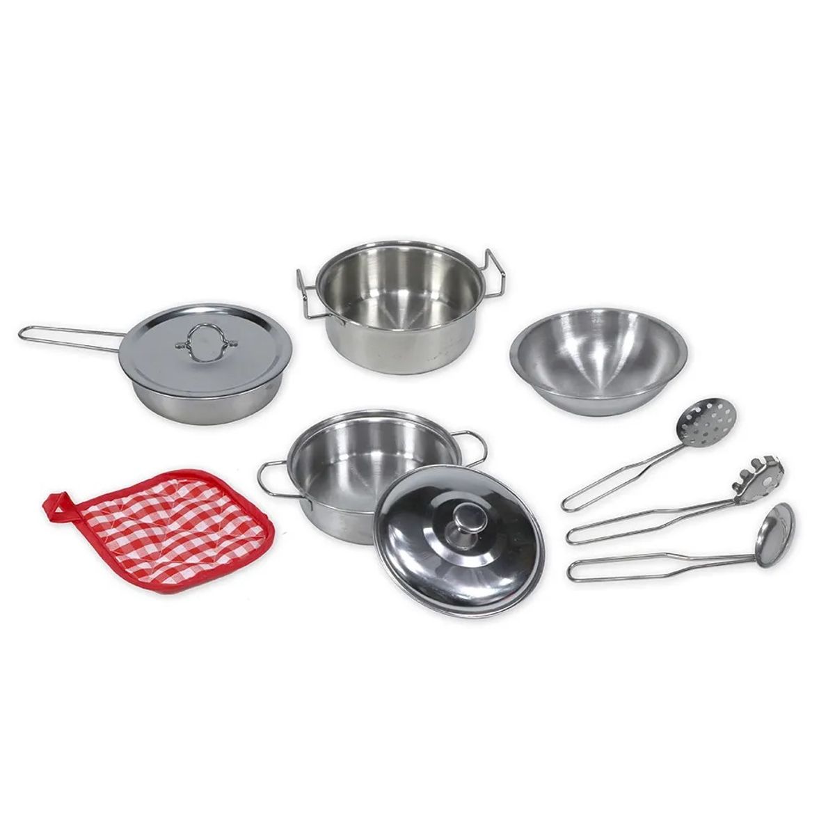 GENERICO - Set de cocina de acero inoxidable