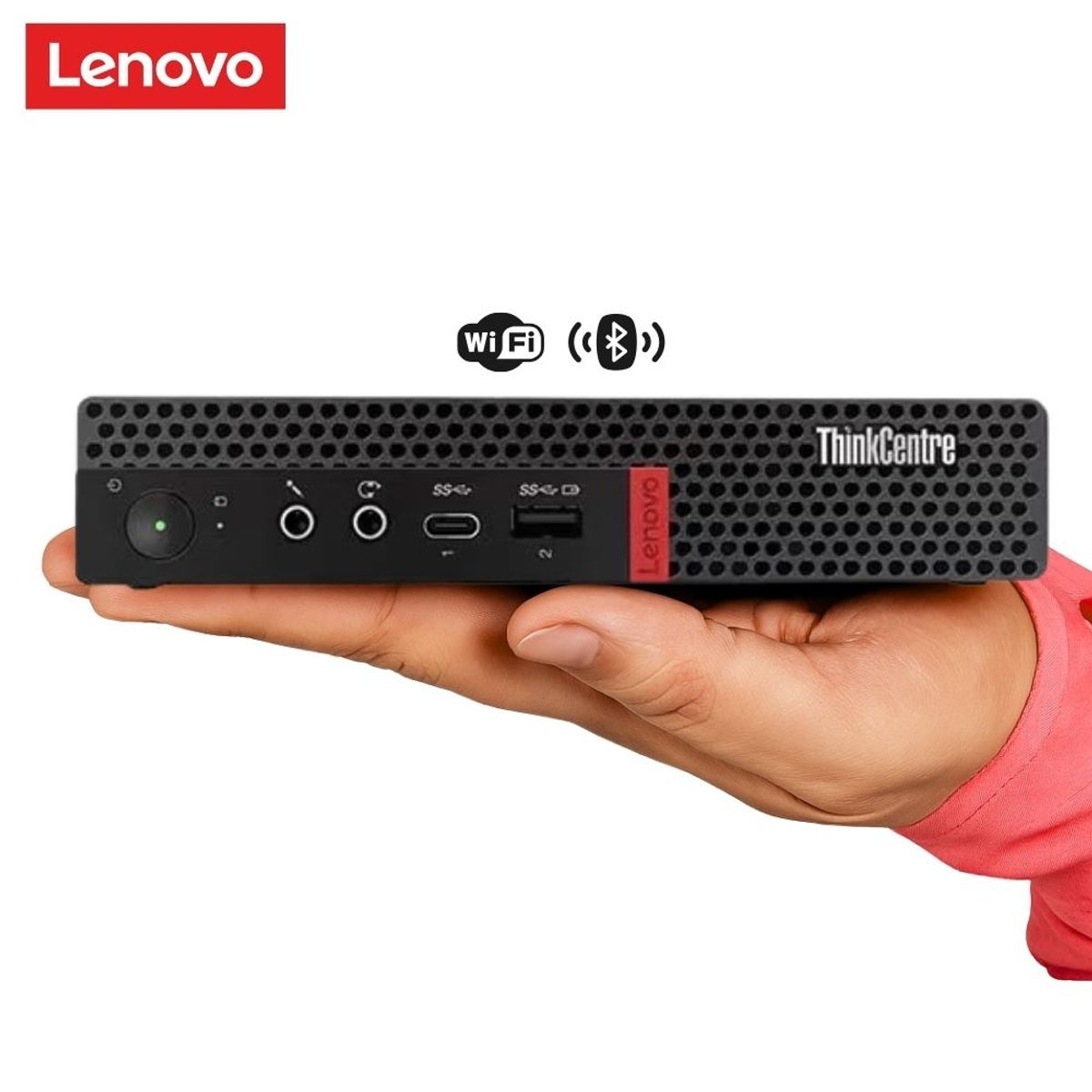 LENOVO - Computadora PC Lenovo ThinkCentre - Intel Core i5-9400T 8GB RAM 256GB SSD 500GB HDD WiFi+BT