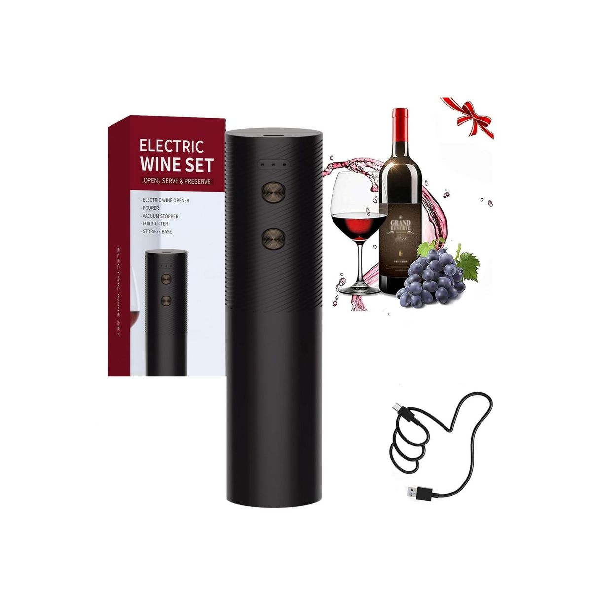 OEM - Saca Corcho Electrico De Vino a Batería