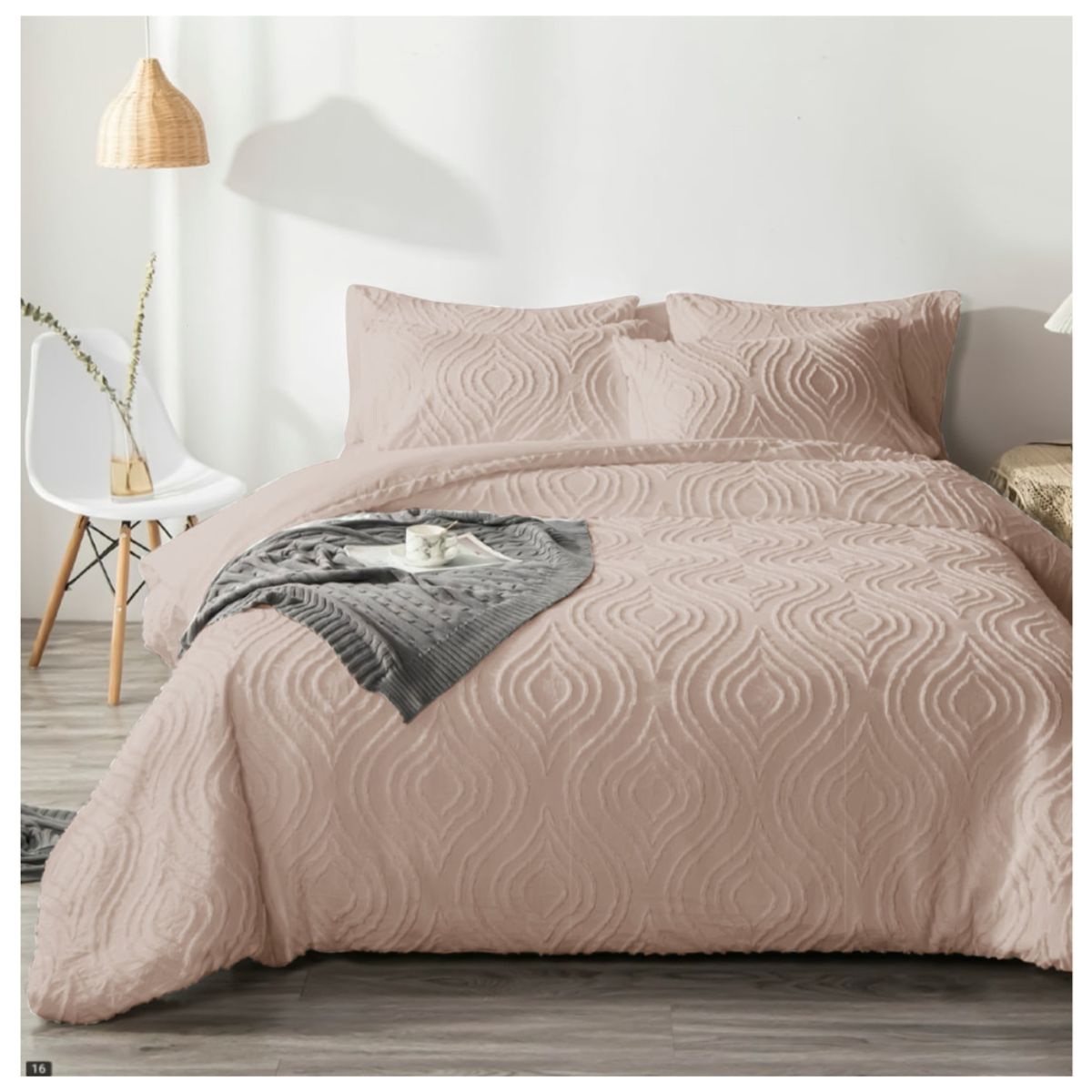 GENERICO - COBERTOR LUJOSA DE 5 PIEZAS