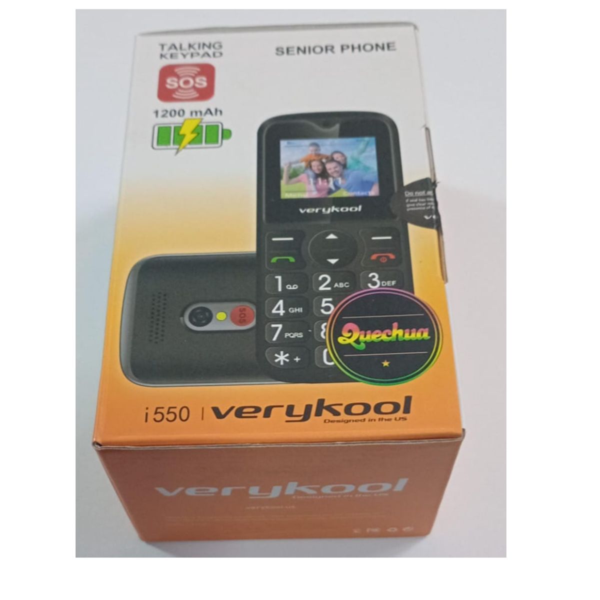 VERYKOOL - Celular 2G Teclas Grandes Ideal Adulto Mayor