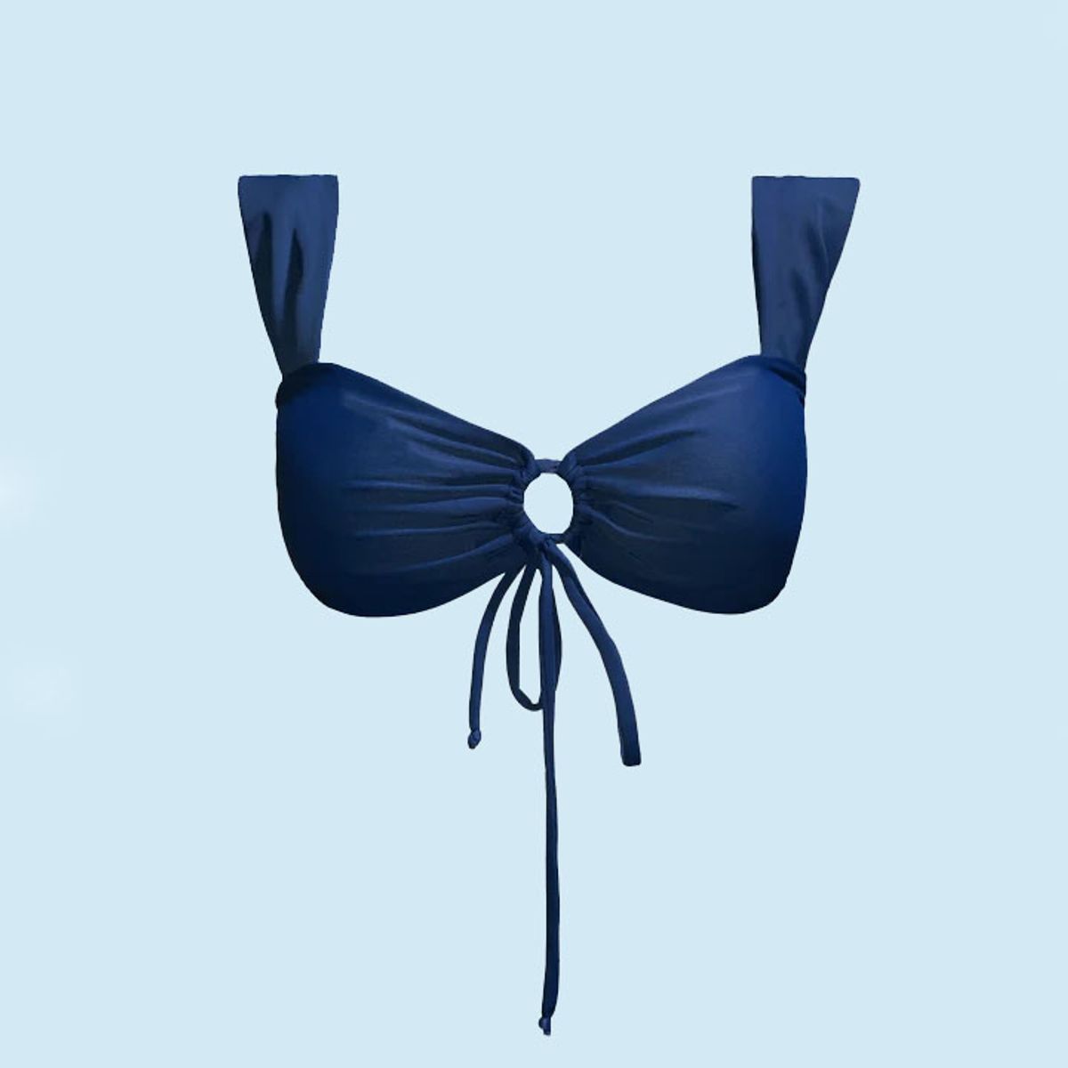 SOLARY - Top de Bikini Luna Azul Índigo