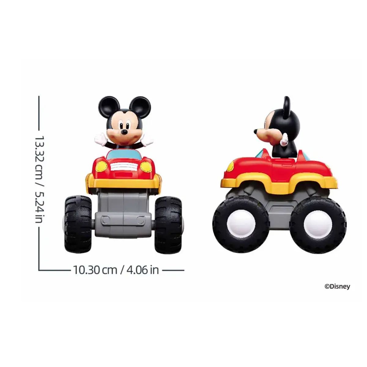 DISNEY BABY - Juguete Camión Monstruo de fricción de Mickey 9 piezas